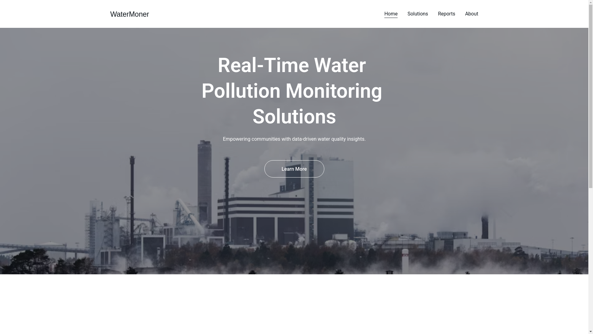 website screenshot of https://watermoner.lol/