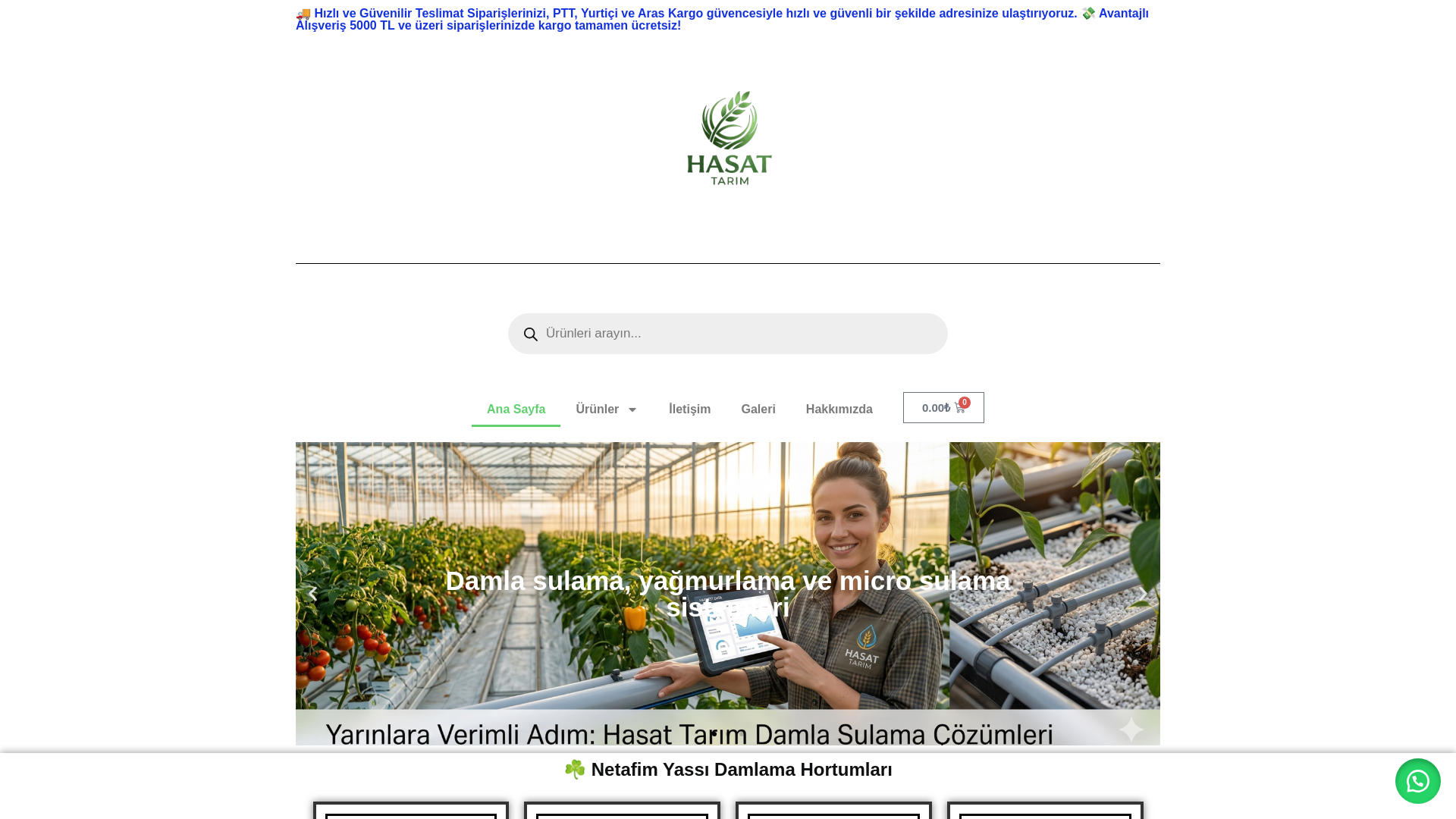 website screenshot of https://hasattarim.net