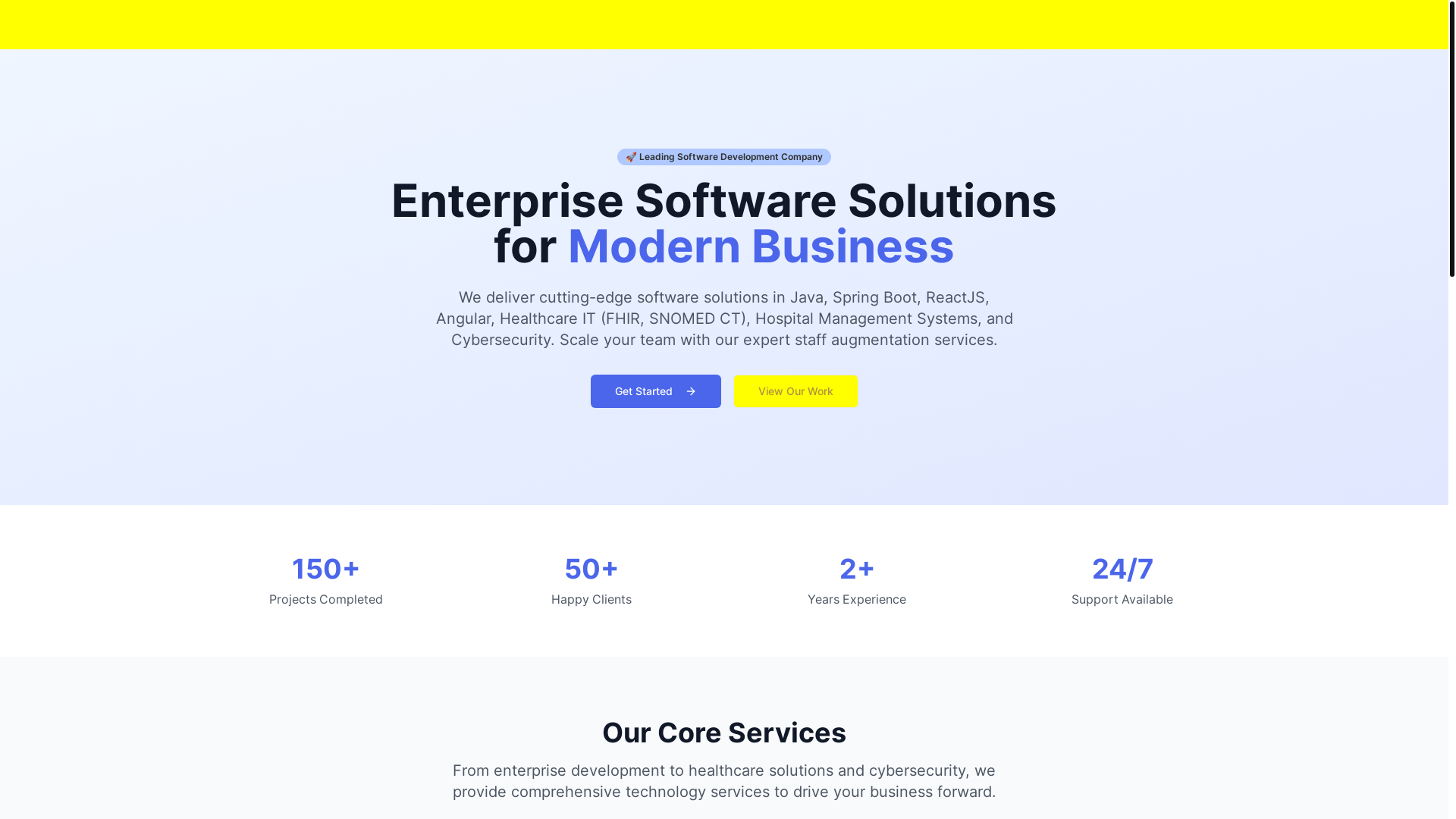 website screenshot of https://orglancewebsite.pages.dev/