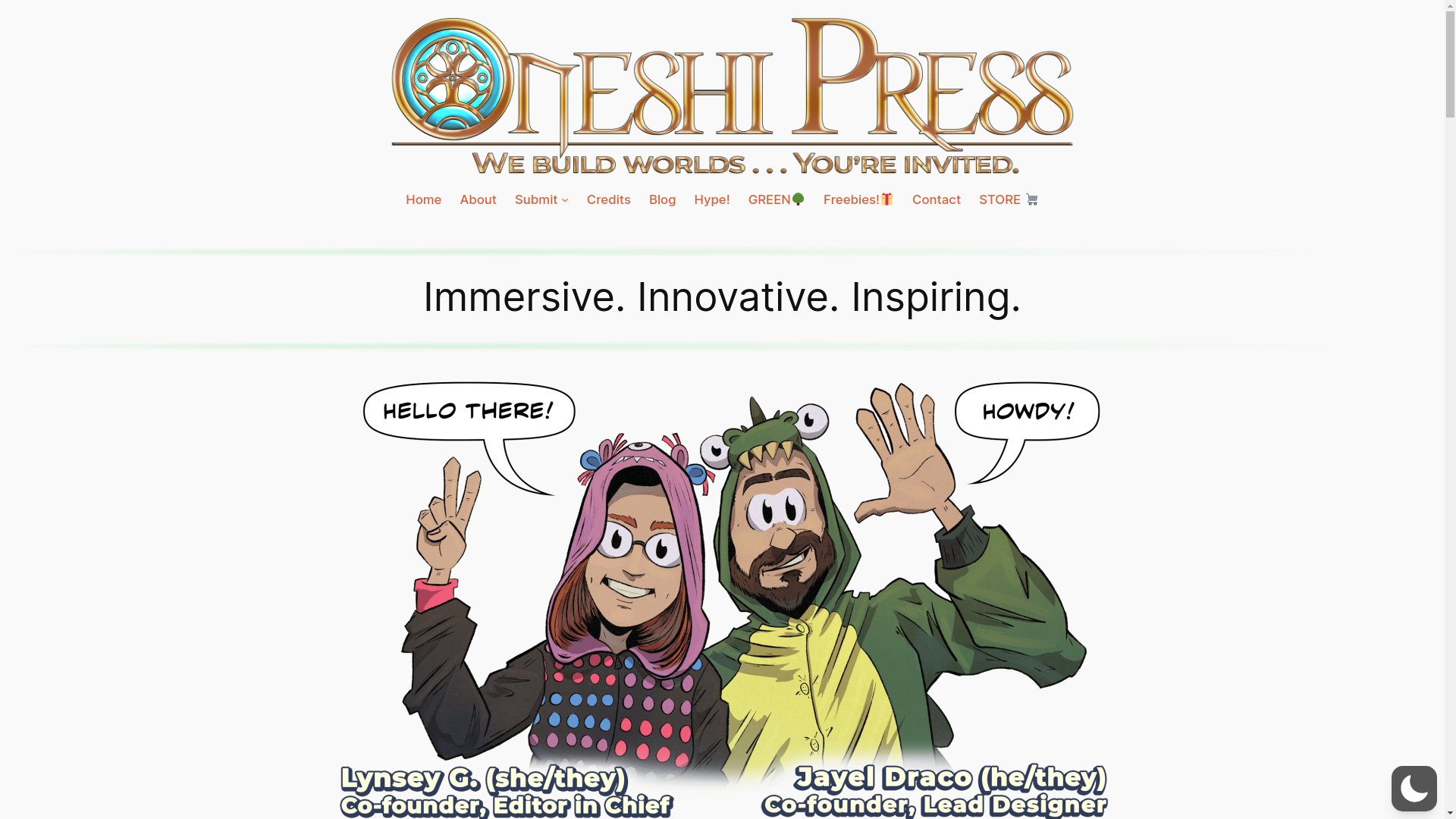 website screenshot of https://www.oneshipress.com/