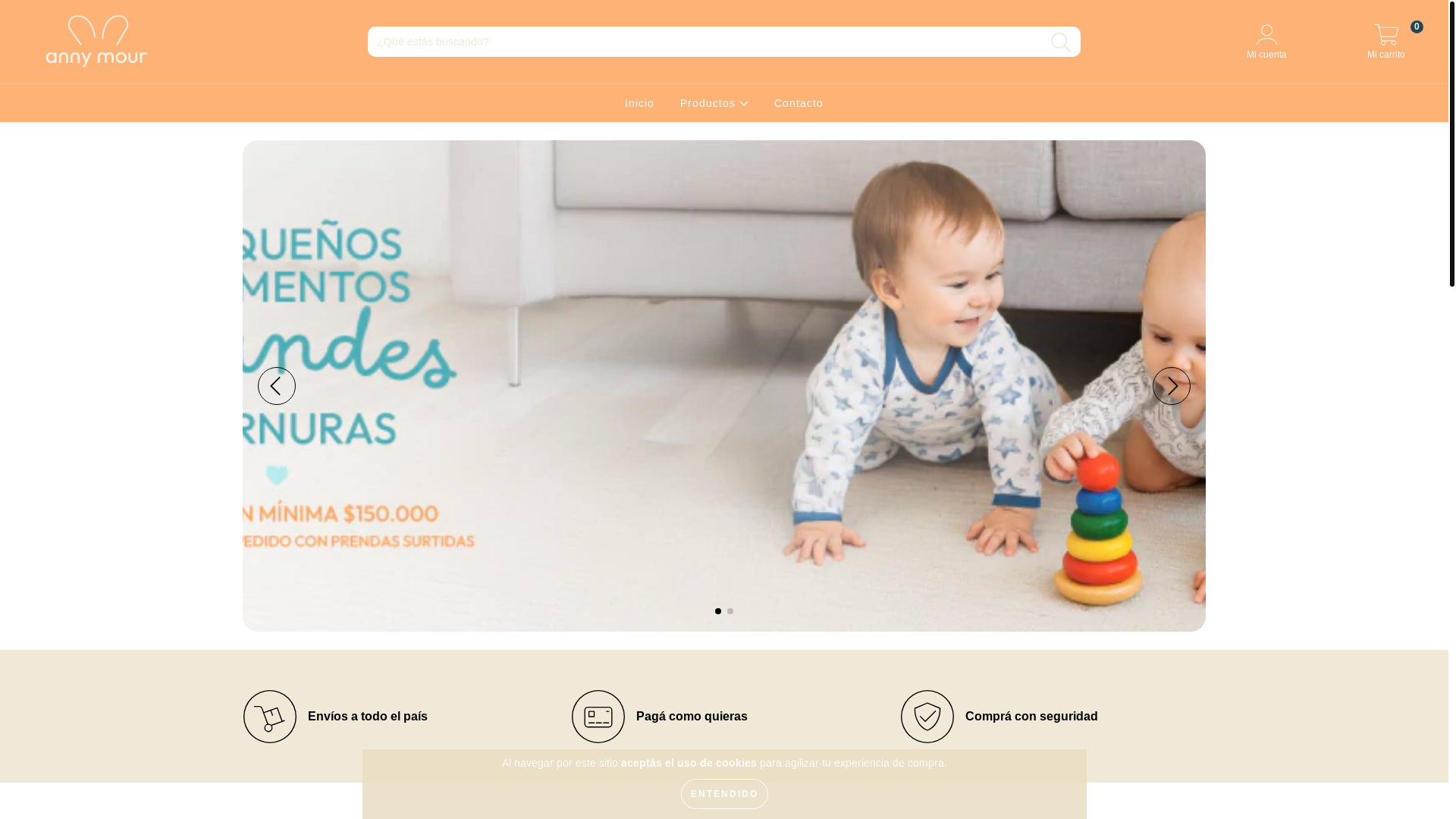 website screenshot of https://tricotnilda.com.ar/