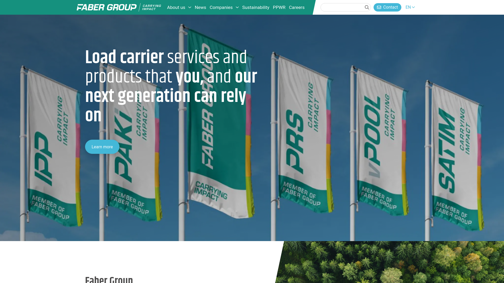 website screenshot of https://carrying-impact.uk/