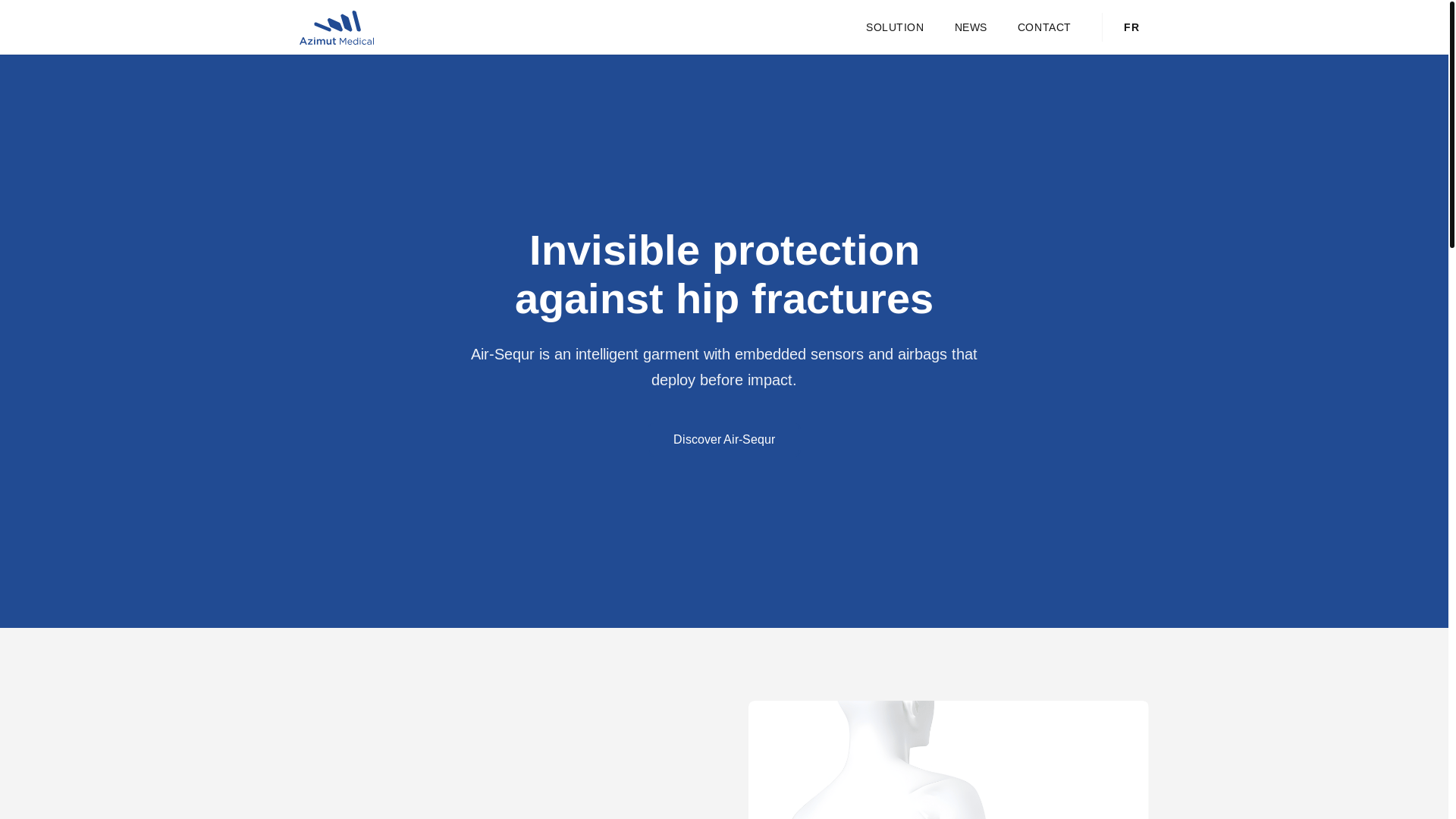 website screenshot of https://azimutmedical-com.pages.dev/