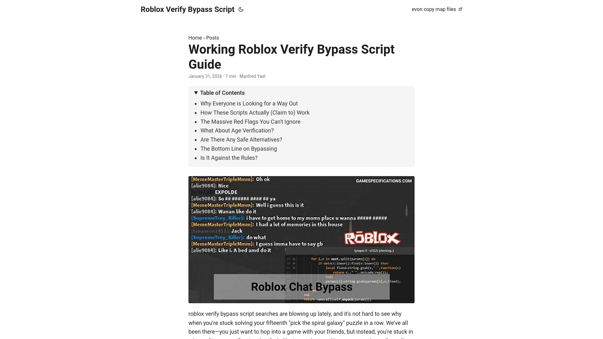 website screenshot of https://robloxverifybypassscript.pages.dev/