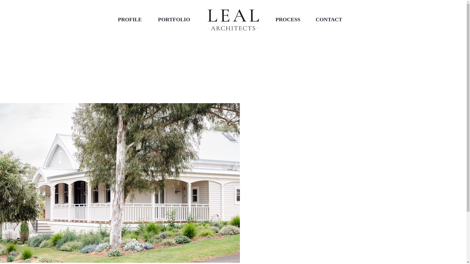 website screenshot of https://lealarchitects.com.au/