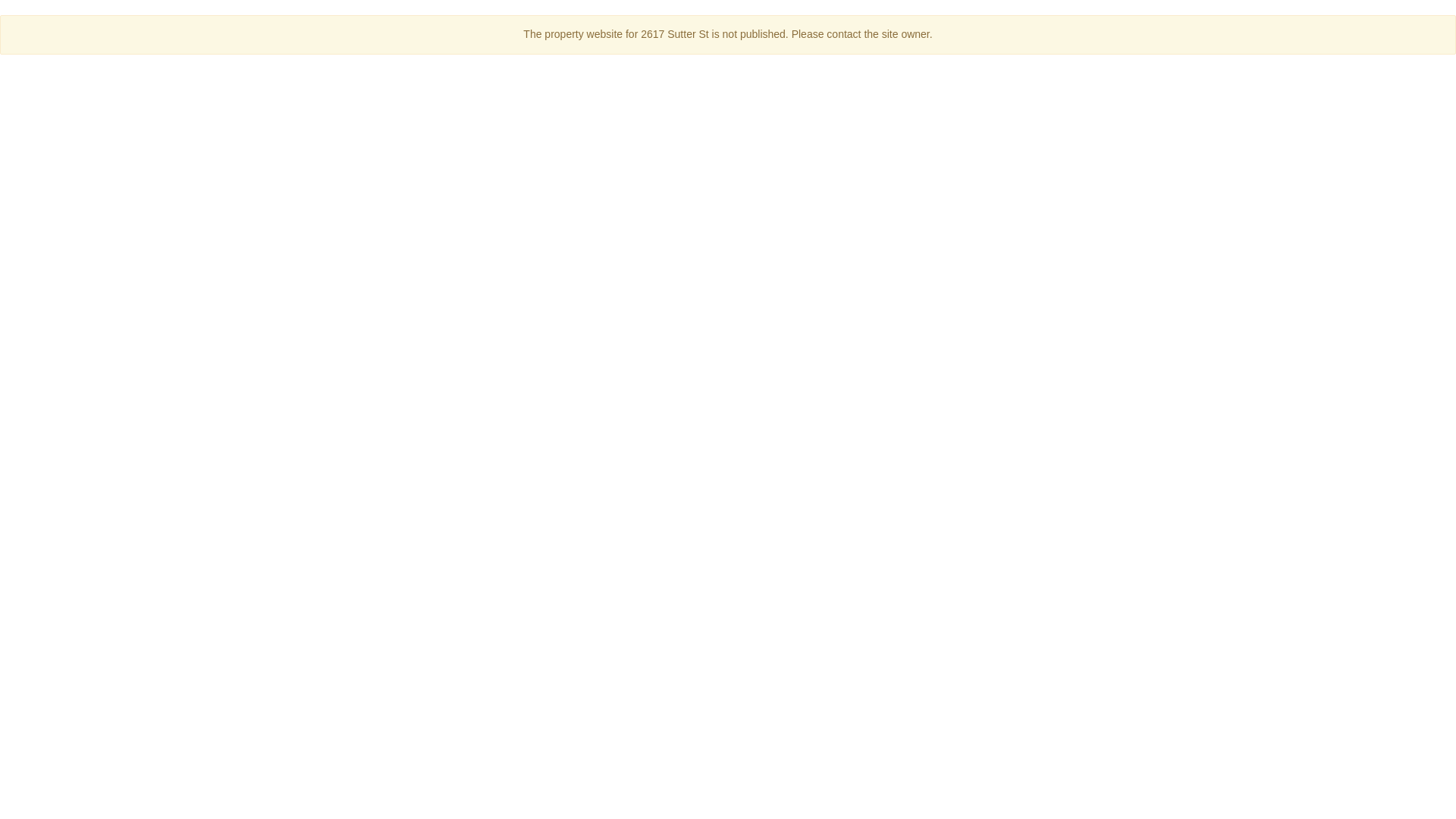 website screenshot of https://2617sutter.com/