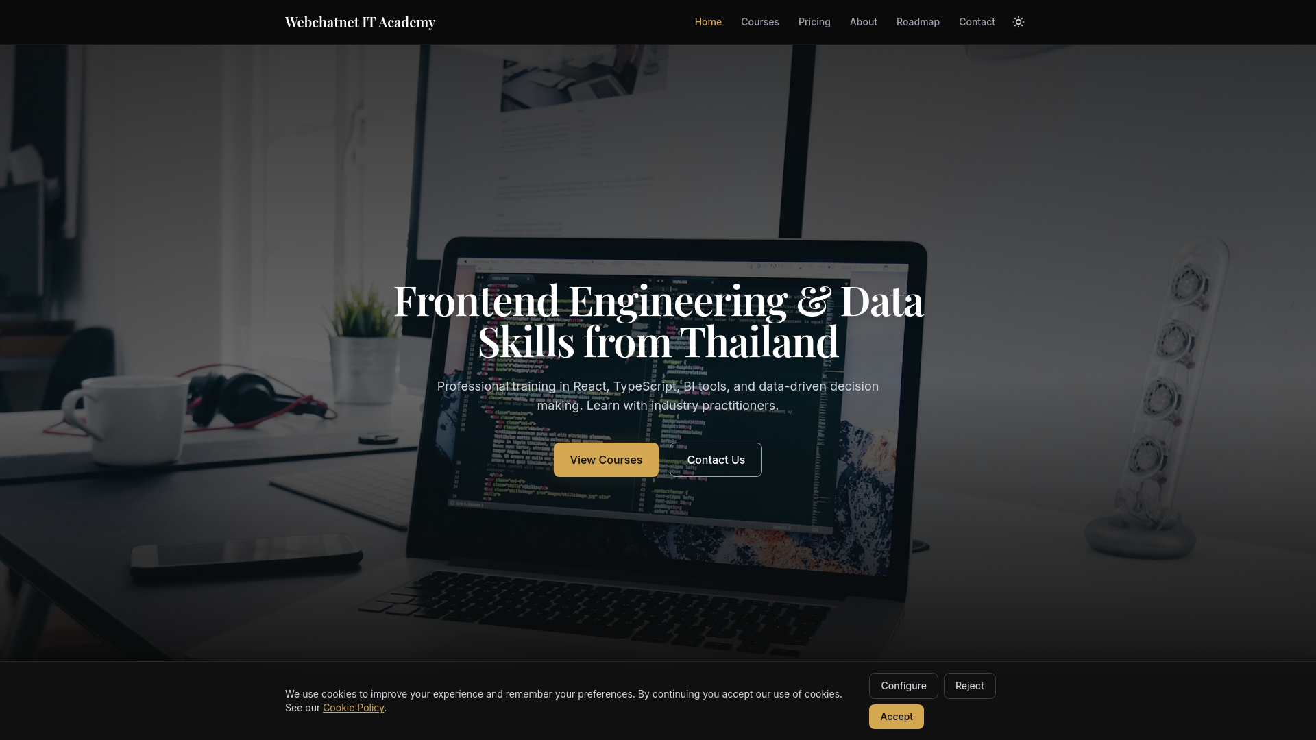 website screenshot of https://webchatnet.digital/