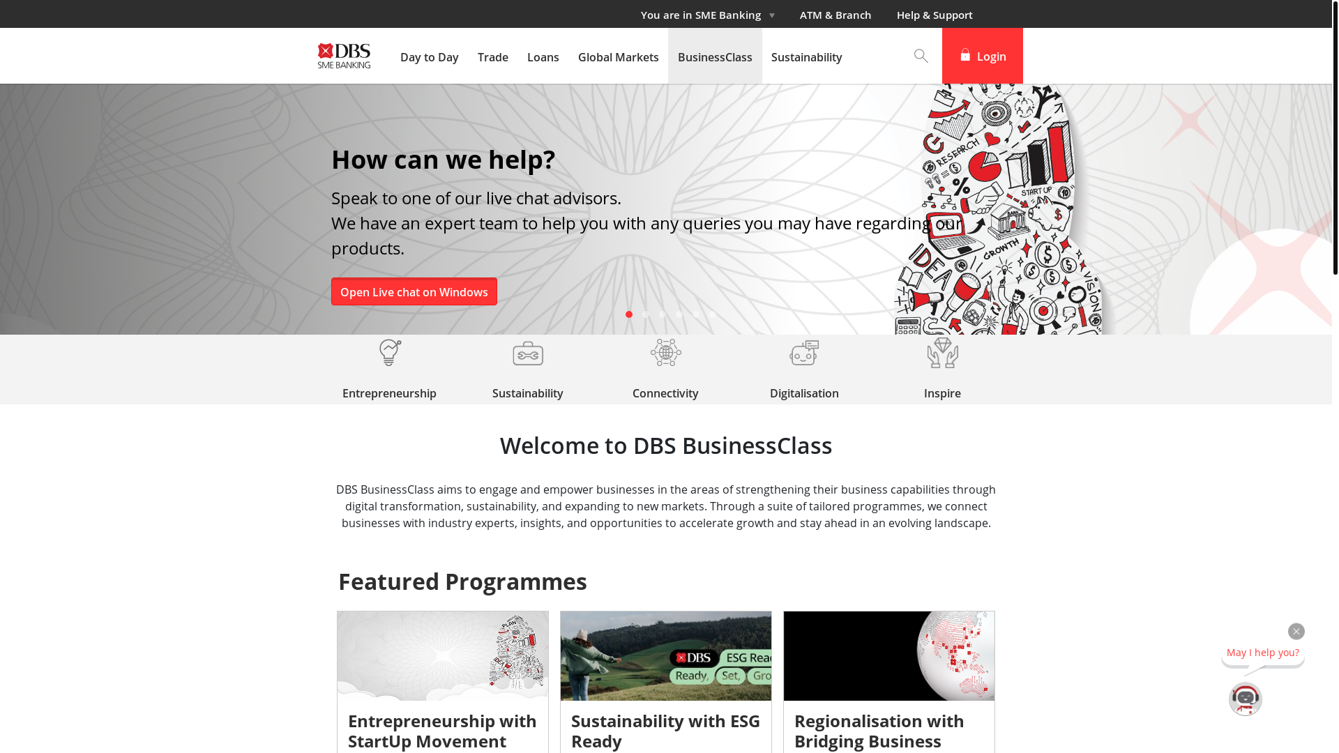 website screenshot of https://dbshelpdesk.com/