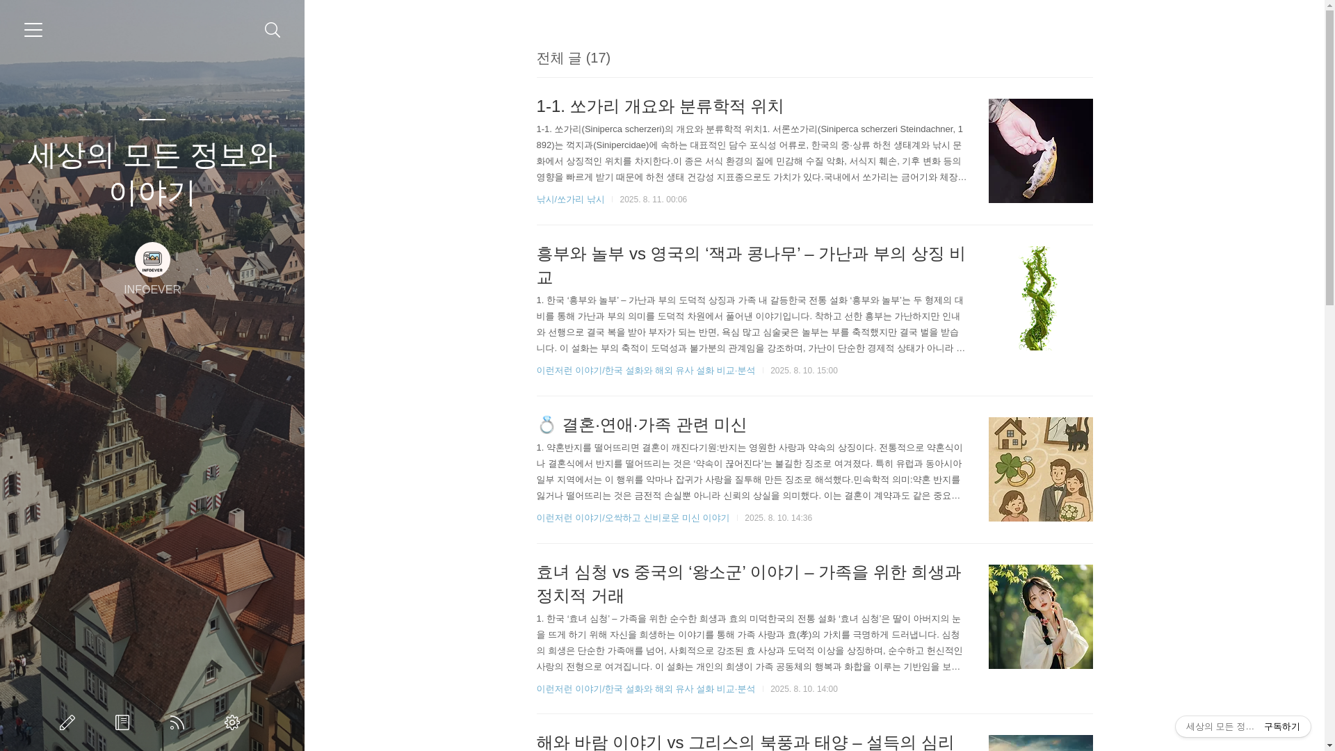 website screenshot of https://infoever.kr/