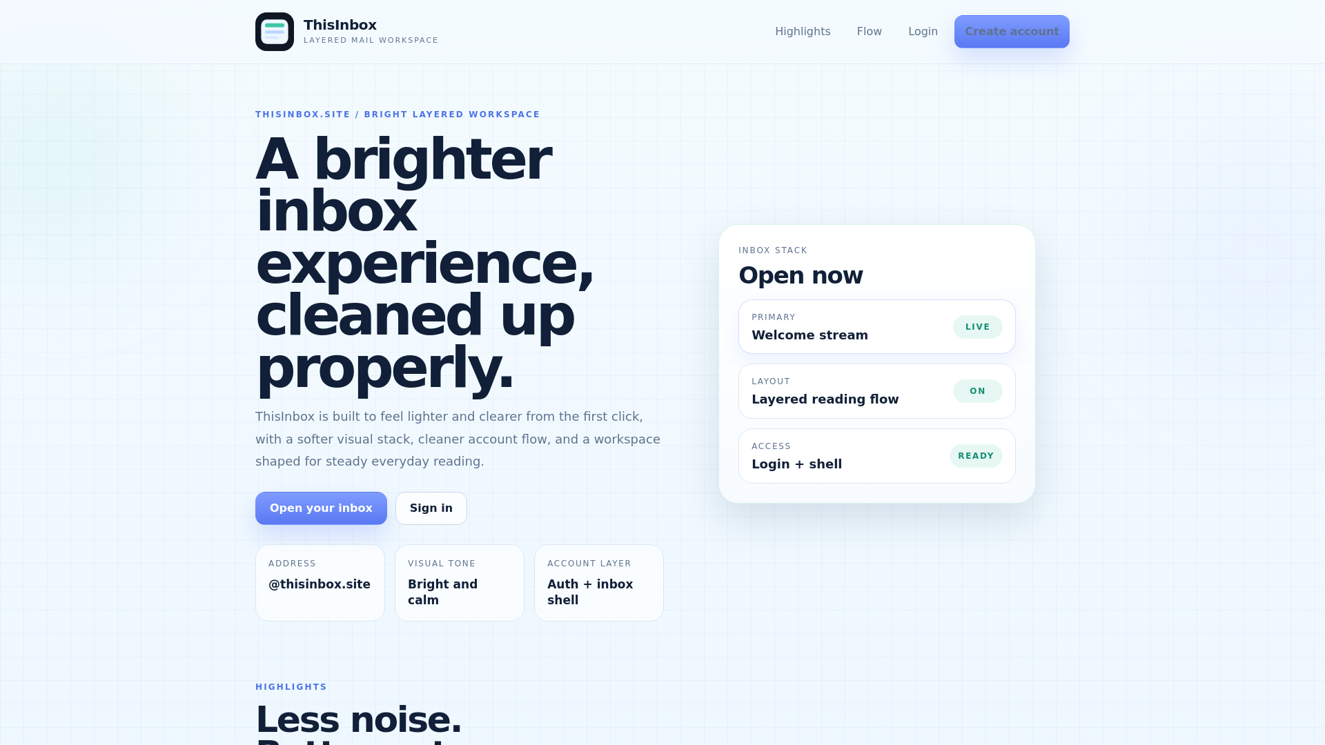 website screenshot of https://thisinbox.site/