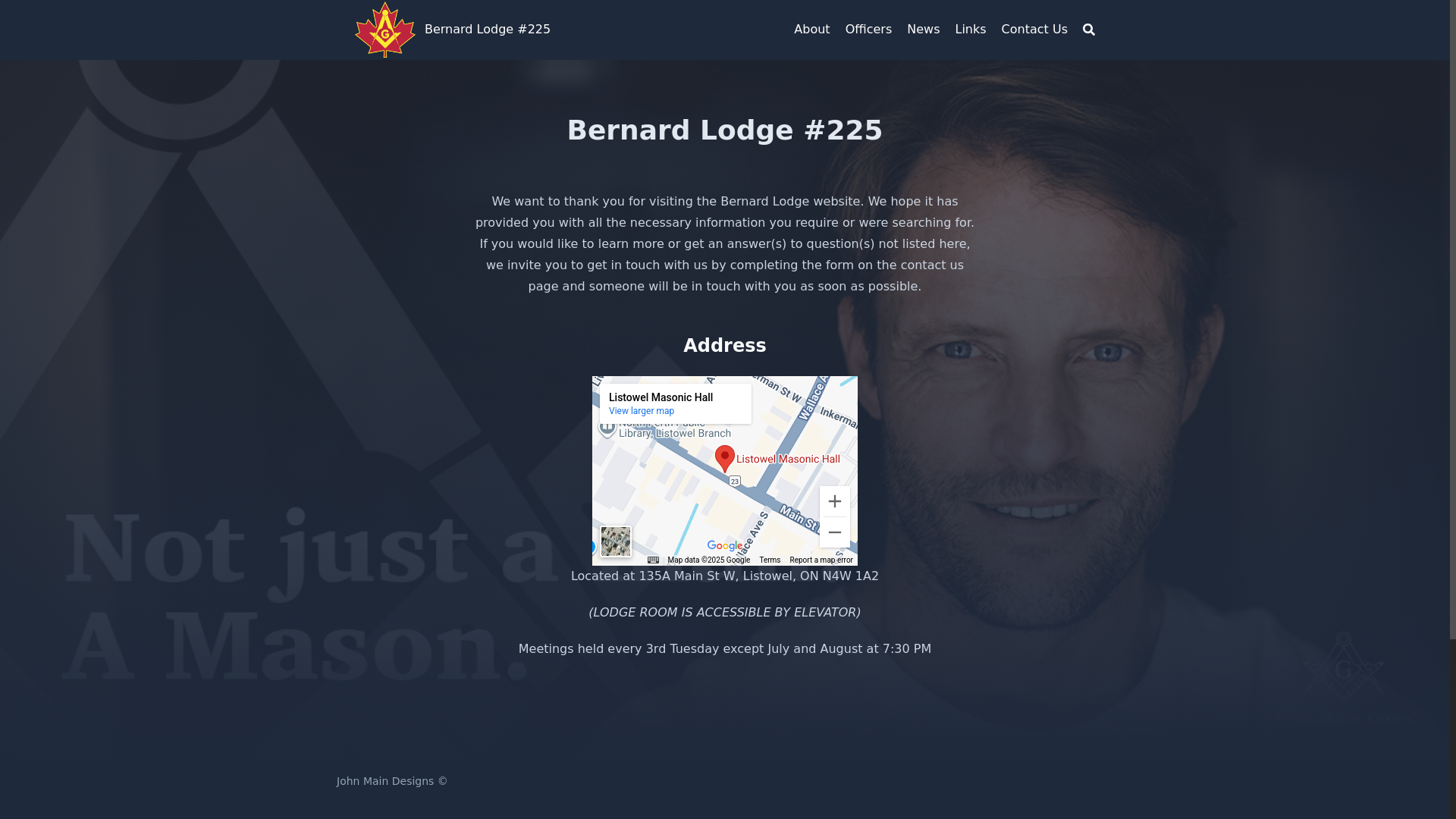 website screenshot of https://bernardlodge.pages.dev/