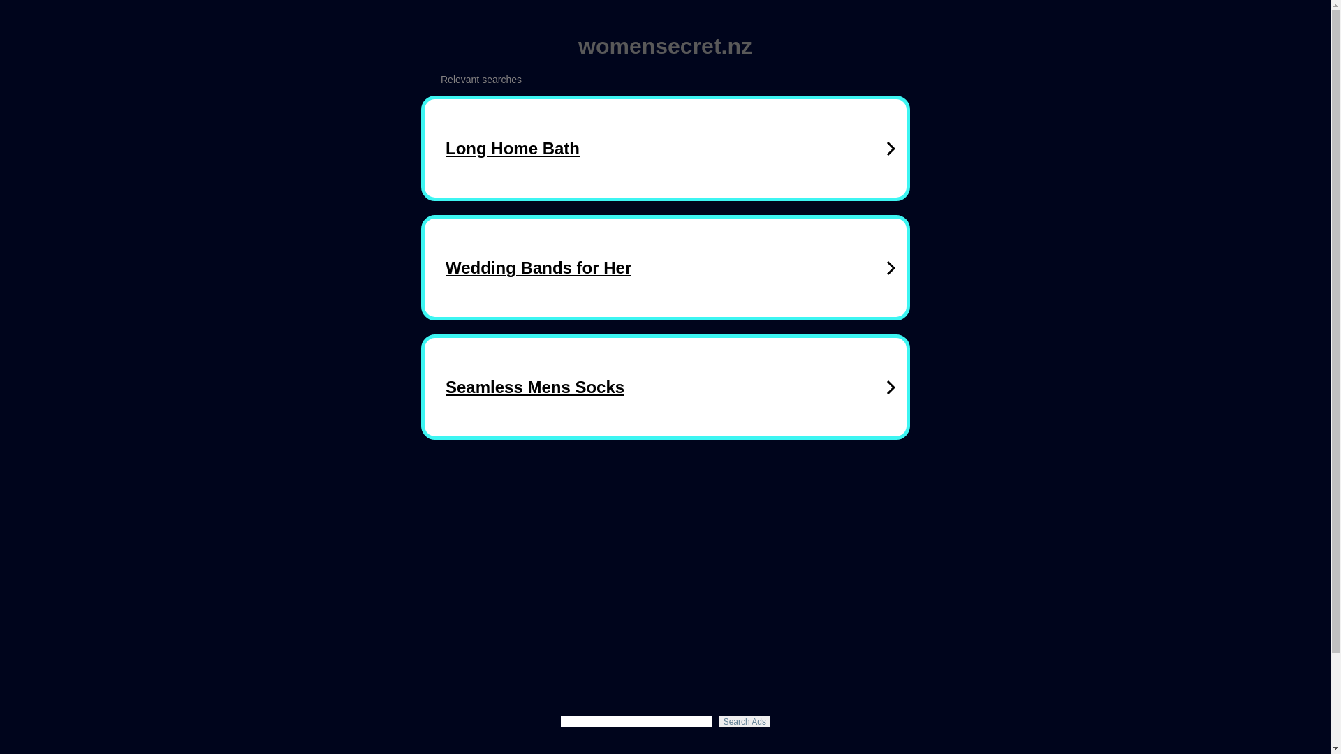 website screenshot of https://womensecret.nz/