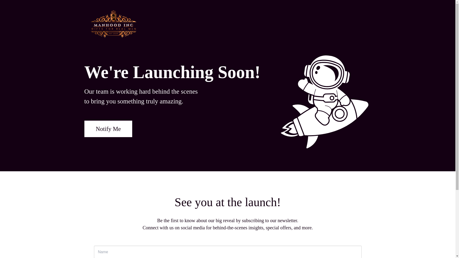 website screenshot of https://manhood-inc.com/