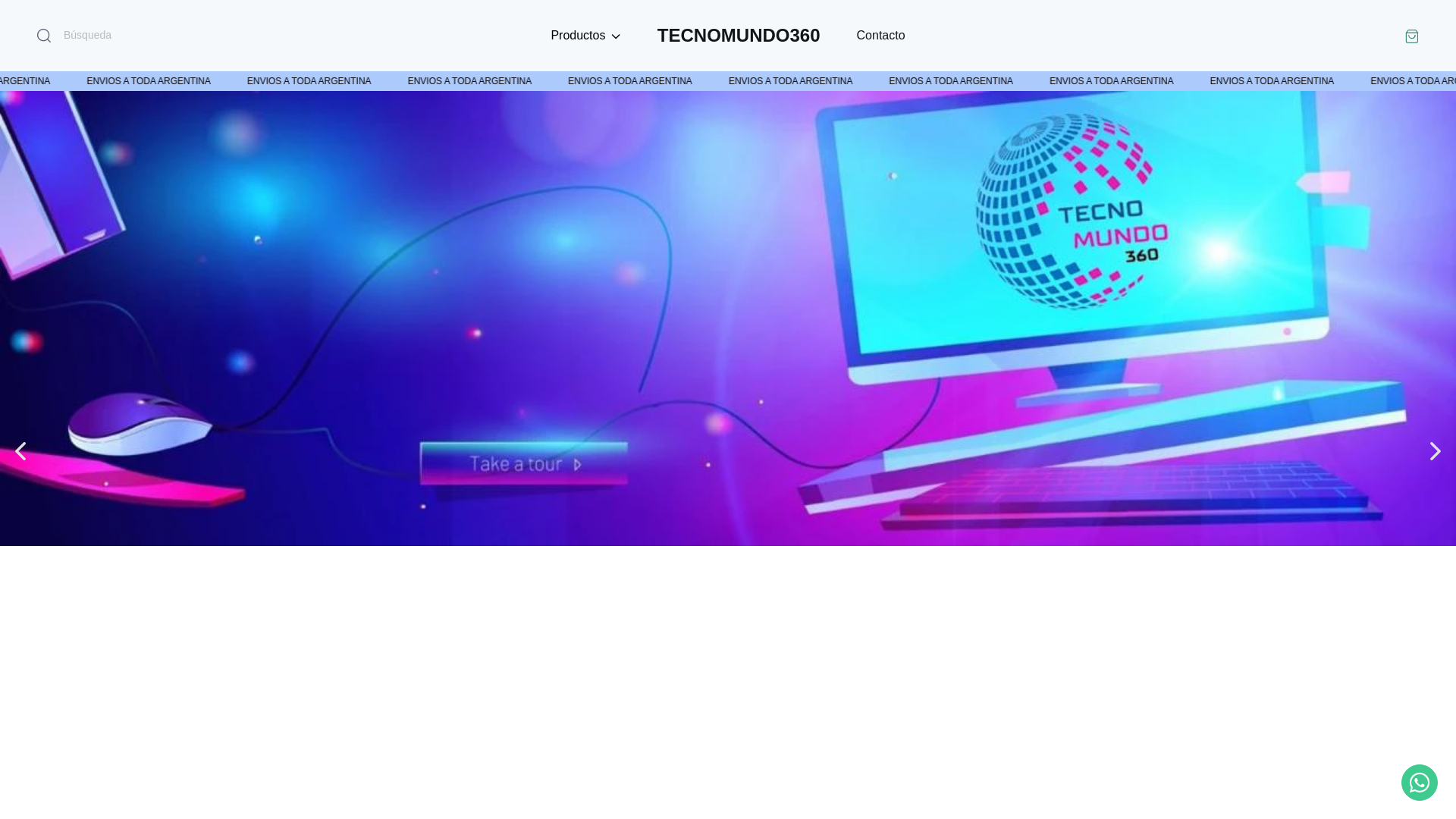 website screenshot of https://mundoclick360.com/