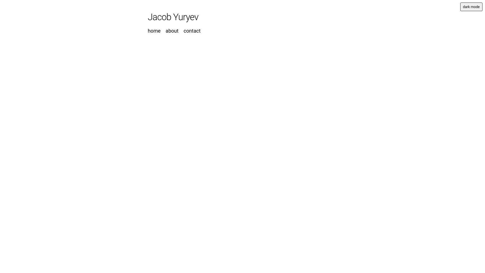 website screenshot of https://jacob-website.pages.dev/