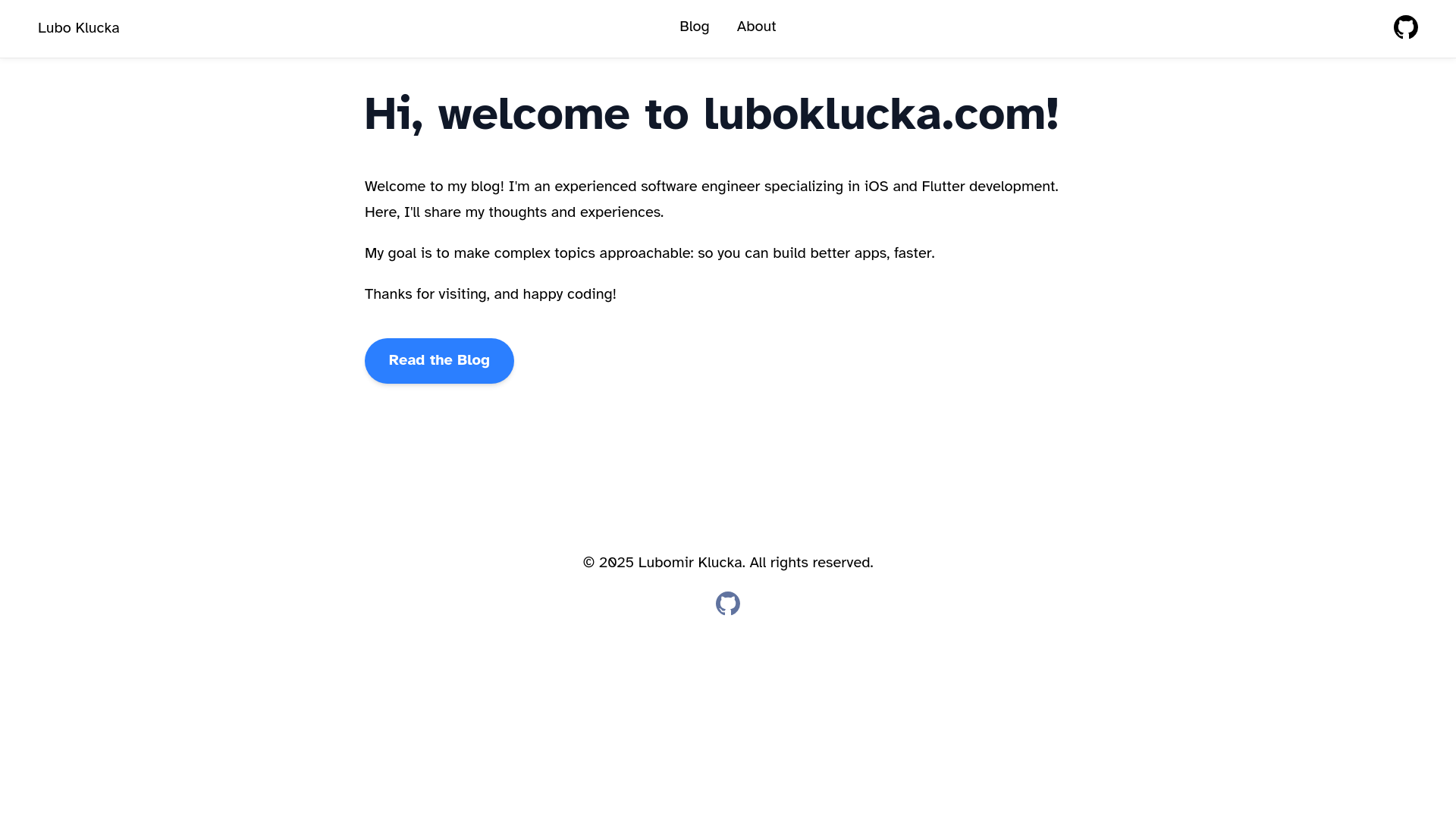 website screenshot of https://luboklucka.net/