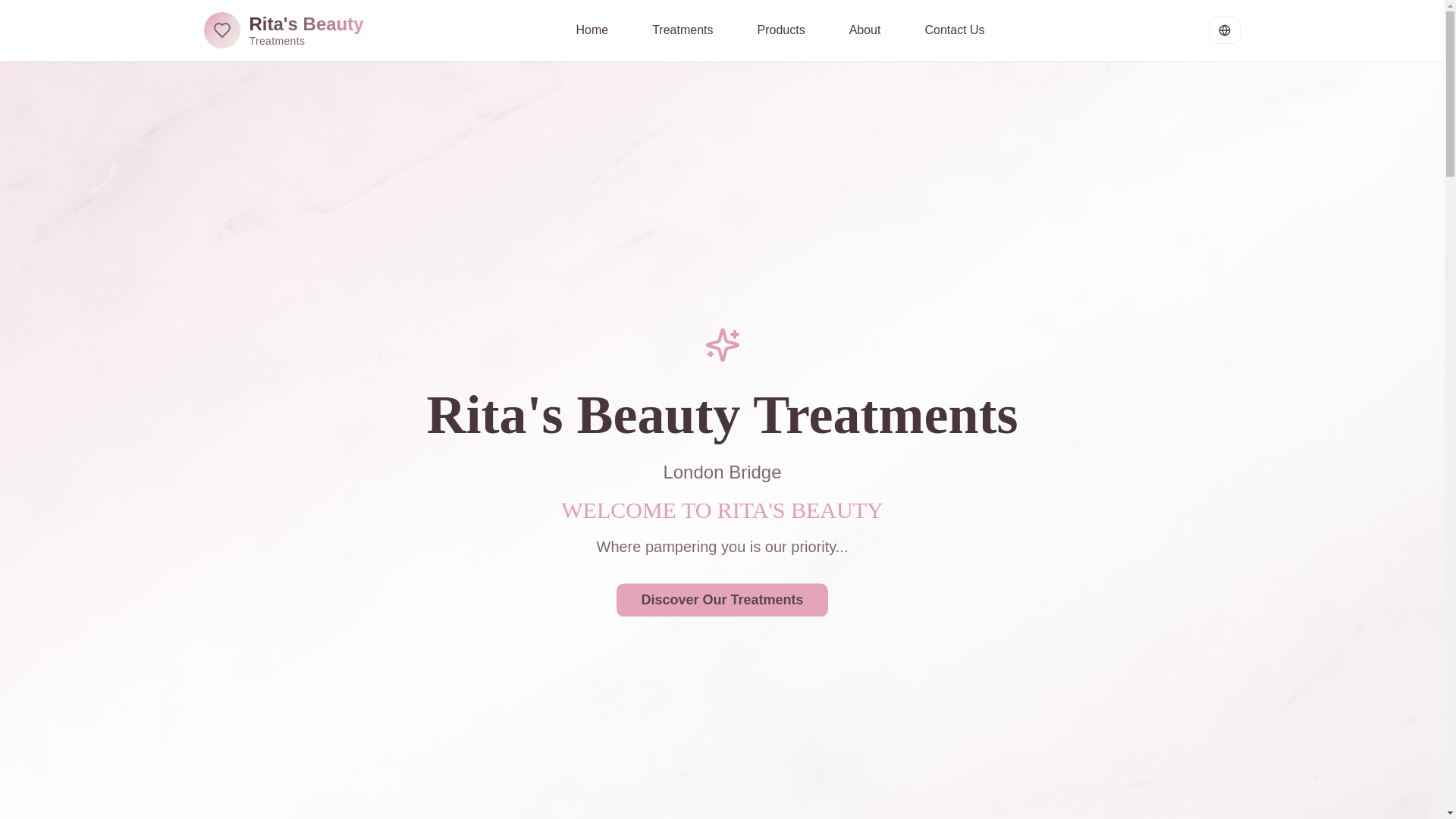 website screenshot of https://ritasbeauty-oneclick.pages.dev/
