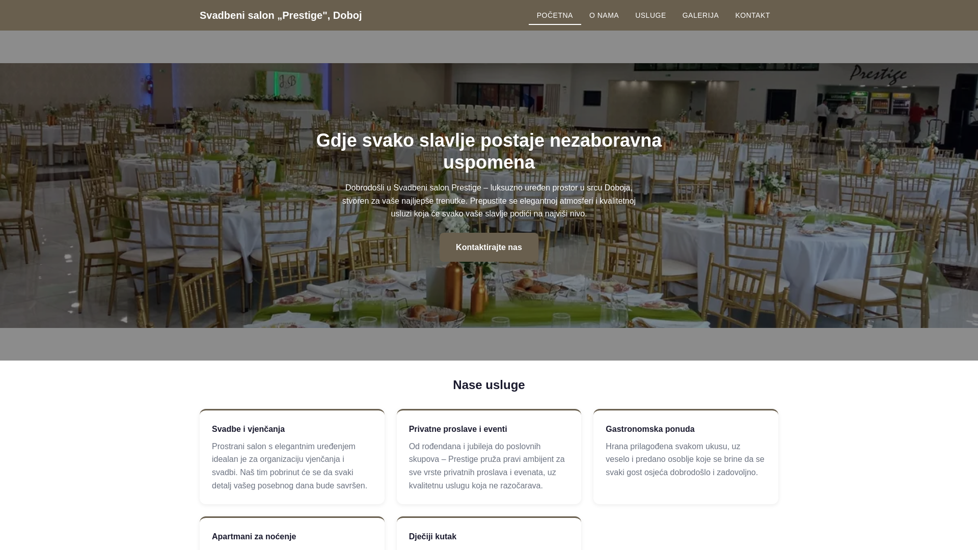 website screenshot of https://svadbeni-salon-prestige-doboj-doboj-74000.pages.dev/
