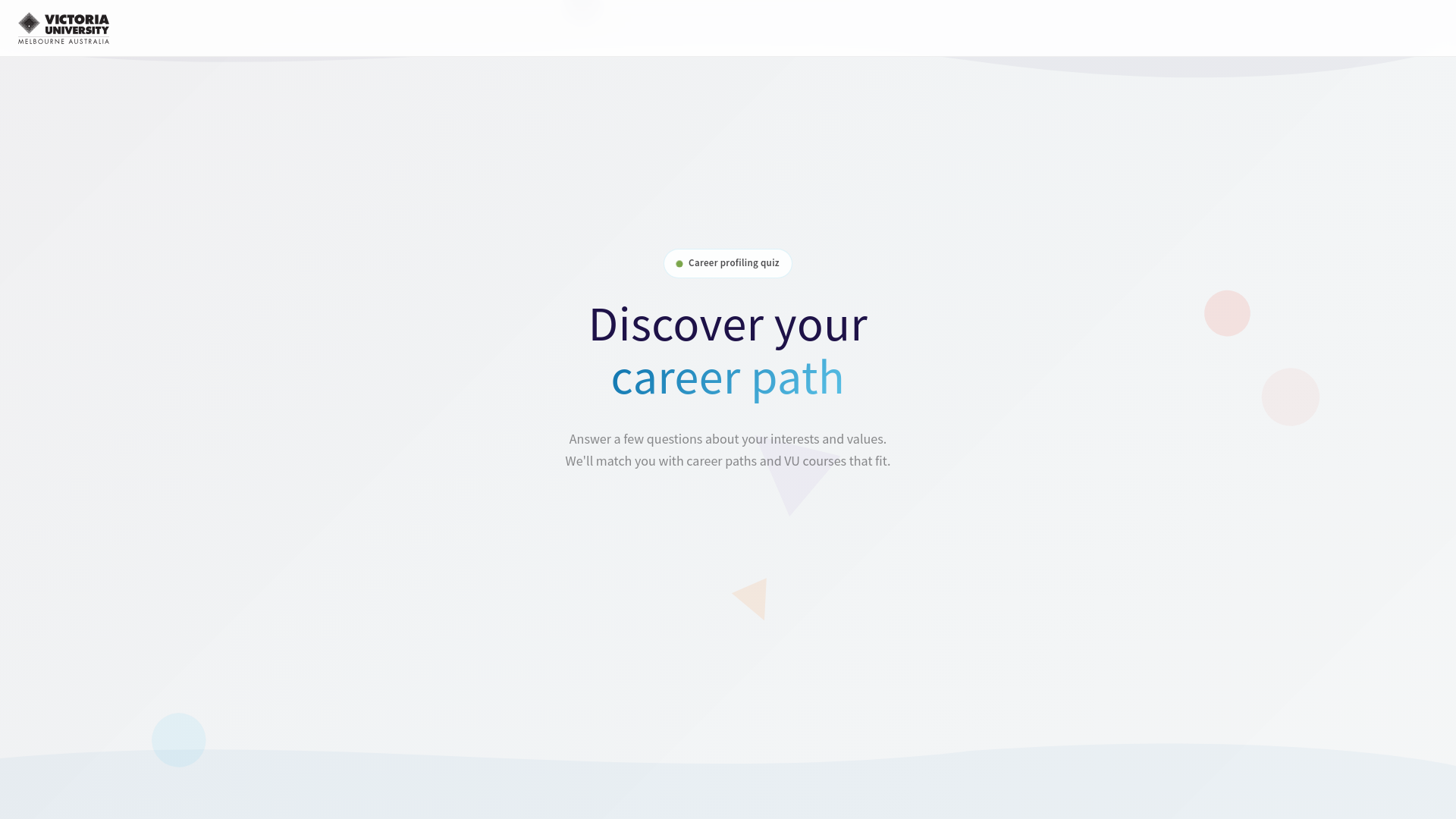 website screenshot of https://career-quiz.pages.dev/
