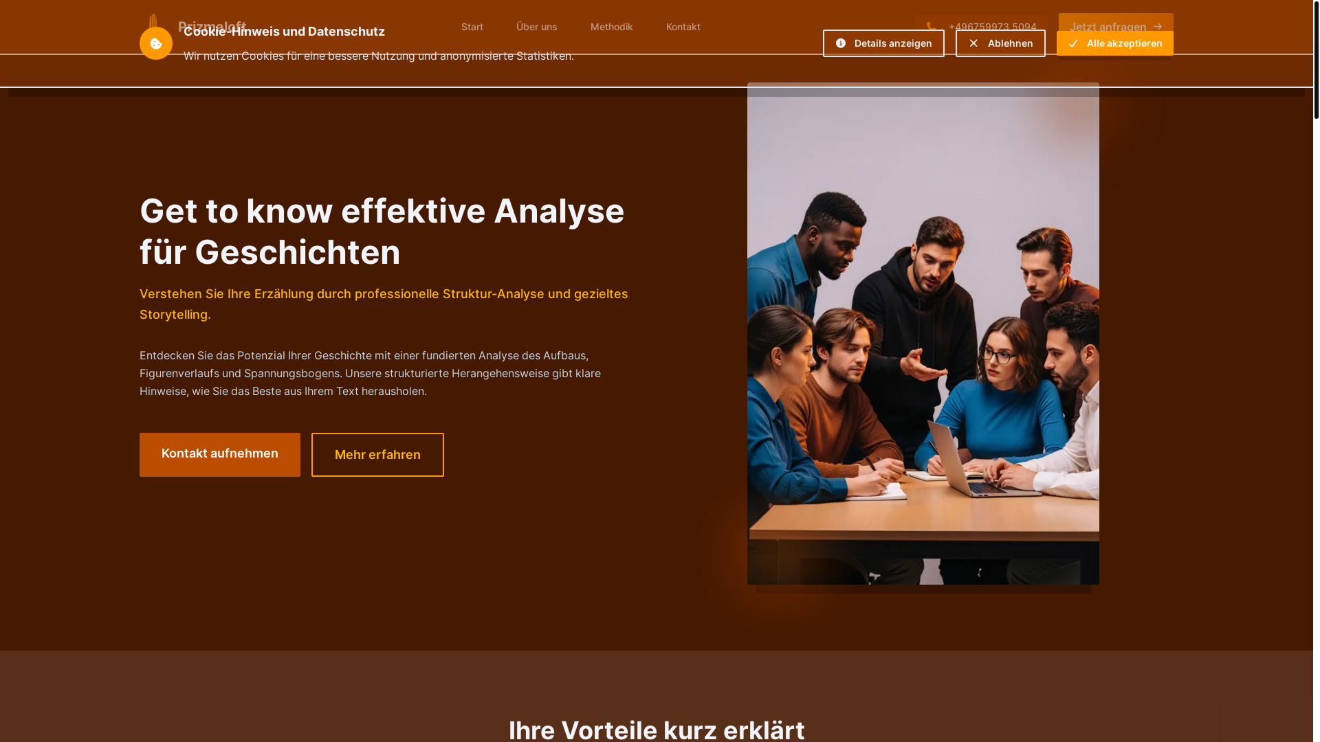 website screenshot of https://prizmaloft.sbs/