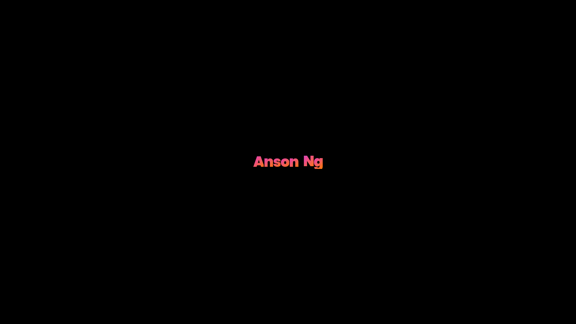 website screenshot of https://ansonng.com/