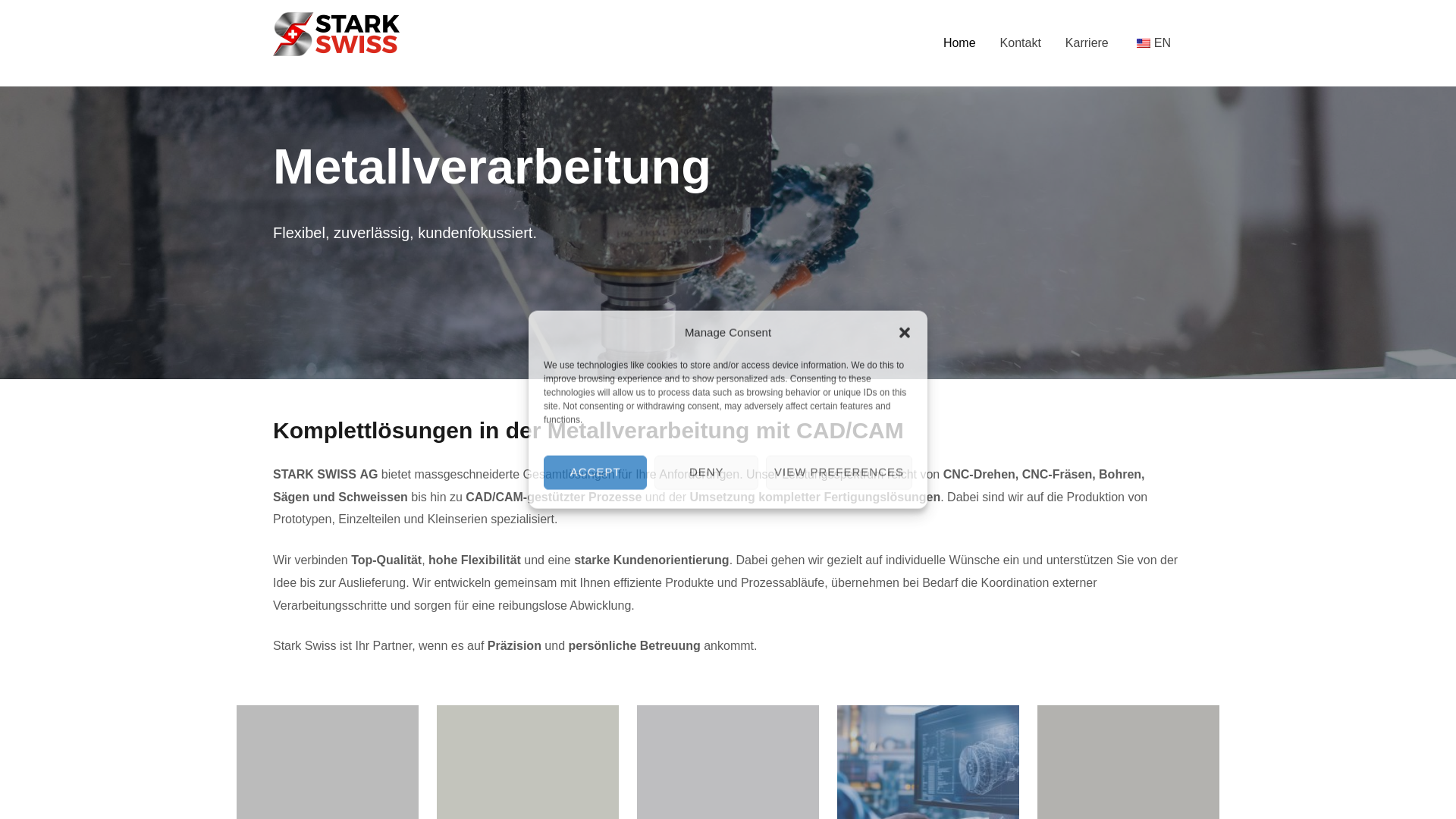 website screenshot of https://starkswiss.ch/