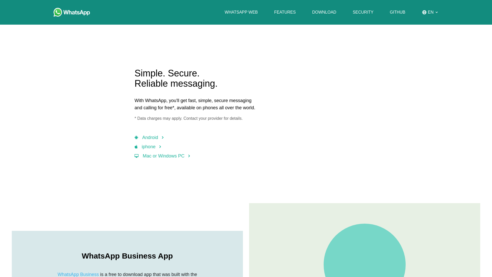 website screenshot of https://mc-whatsapp.vercel.app