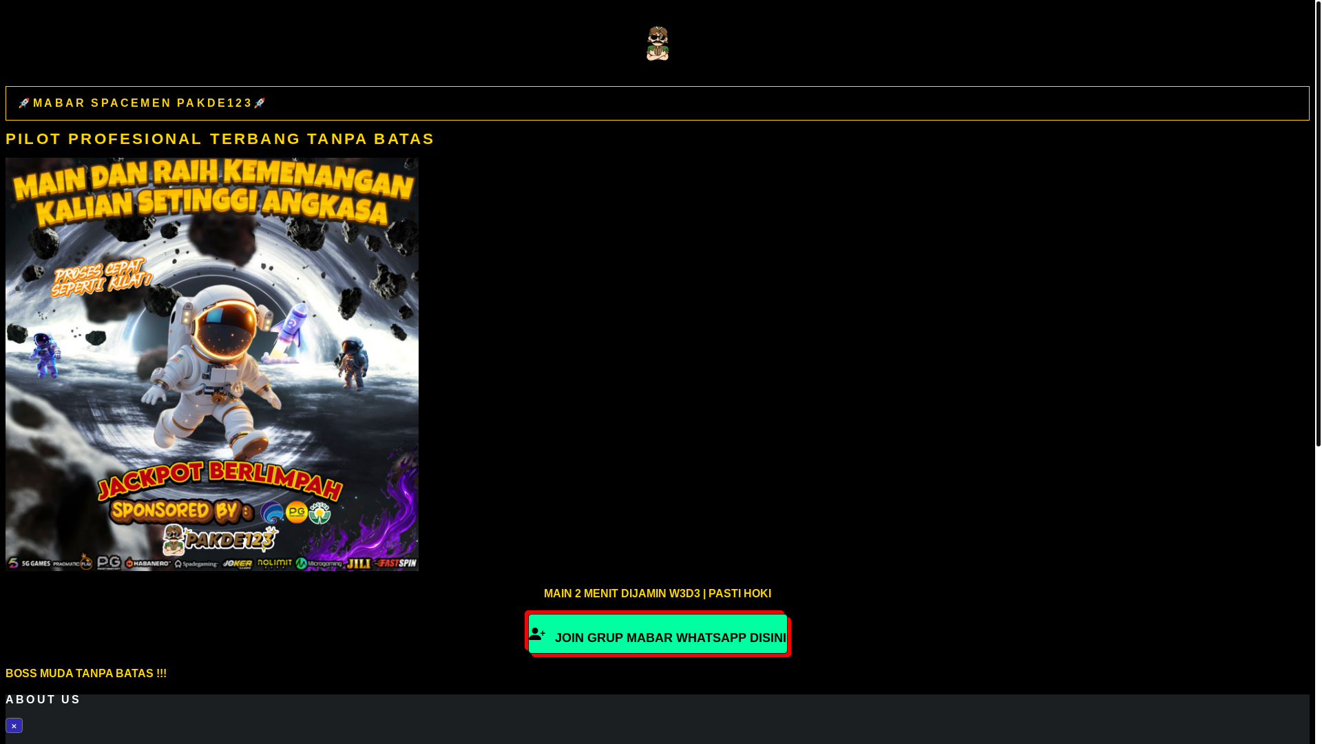 website screenshot of https://pakde123-mabar.pages.dev/