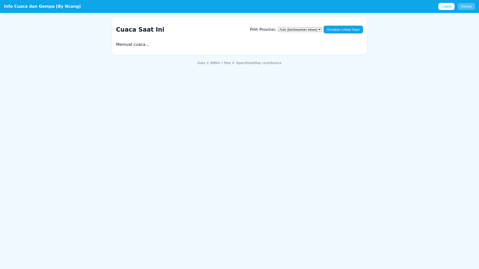 website screenshot of https://infocuacagempa.pages.dev/