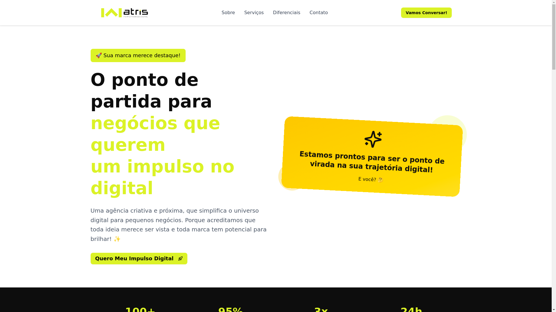 website screenshot of https://atris-landing-page.pages.dev/