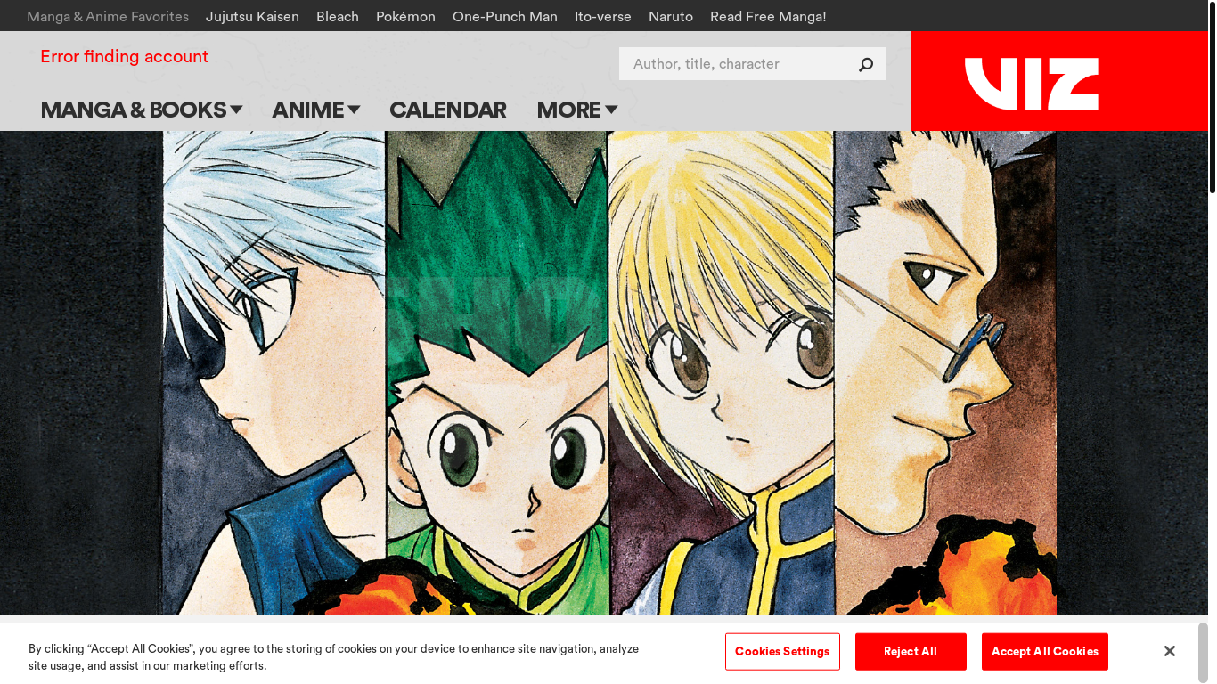 website screenshot of https://www.viz.com/shonenjump/hunter-x-hunter-chapter-401/chapter/44251?action=read