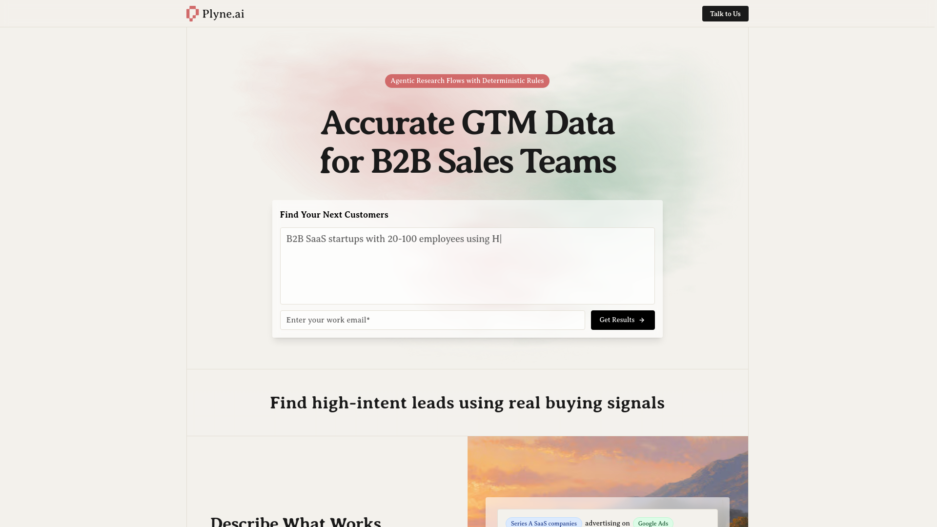 website screenshot of https://plynegrowthlabs.com/