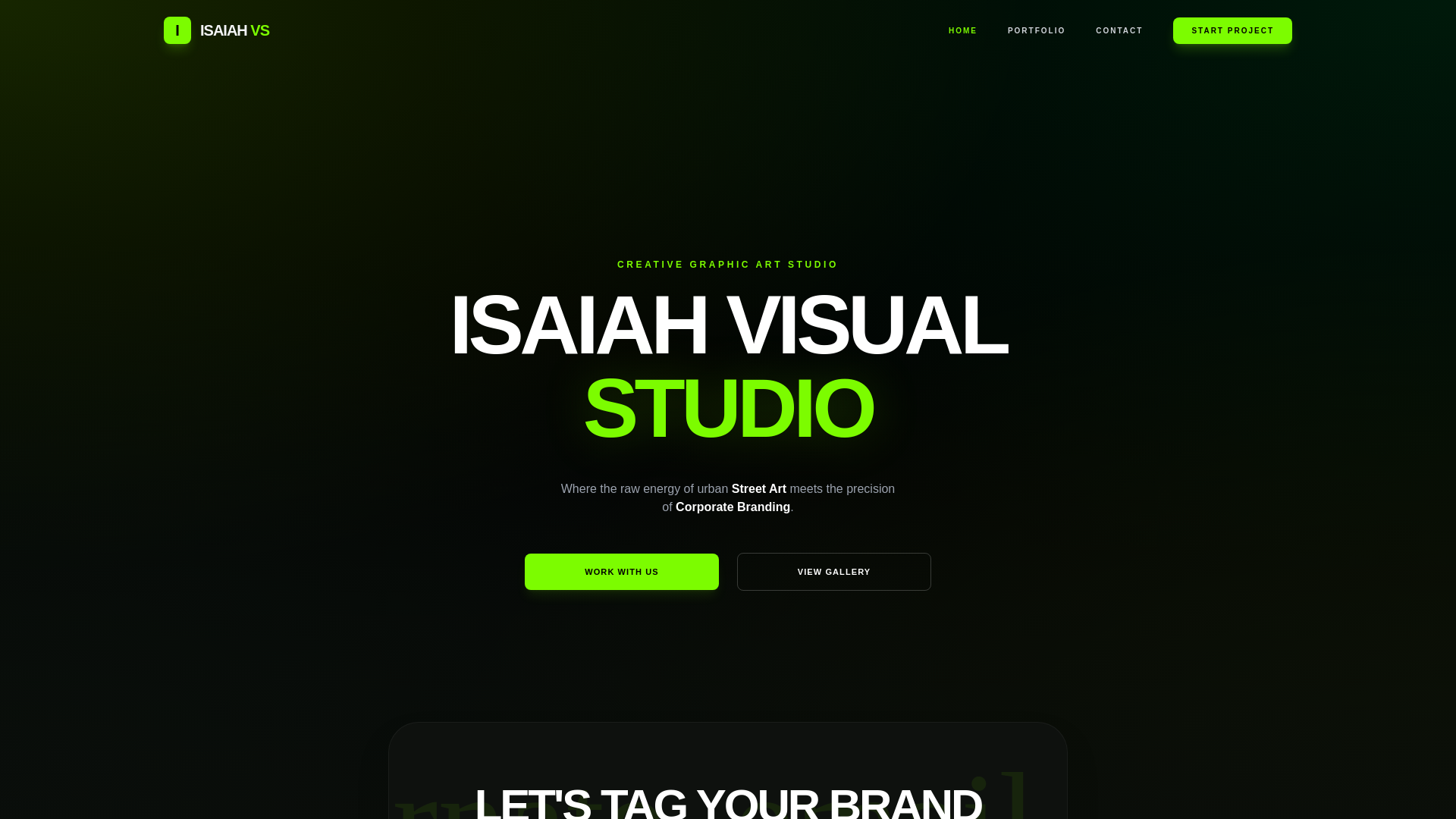 website screenshot of https://isaiahvs.pages.dev/