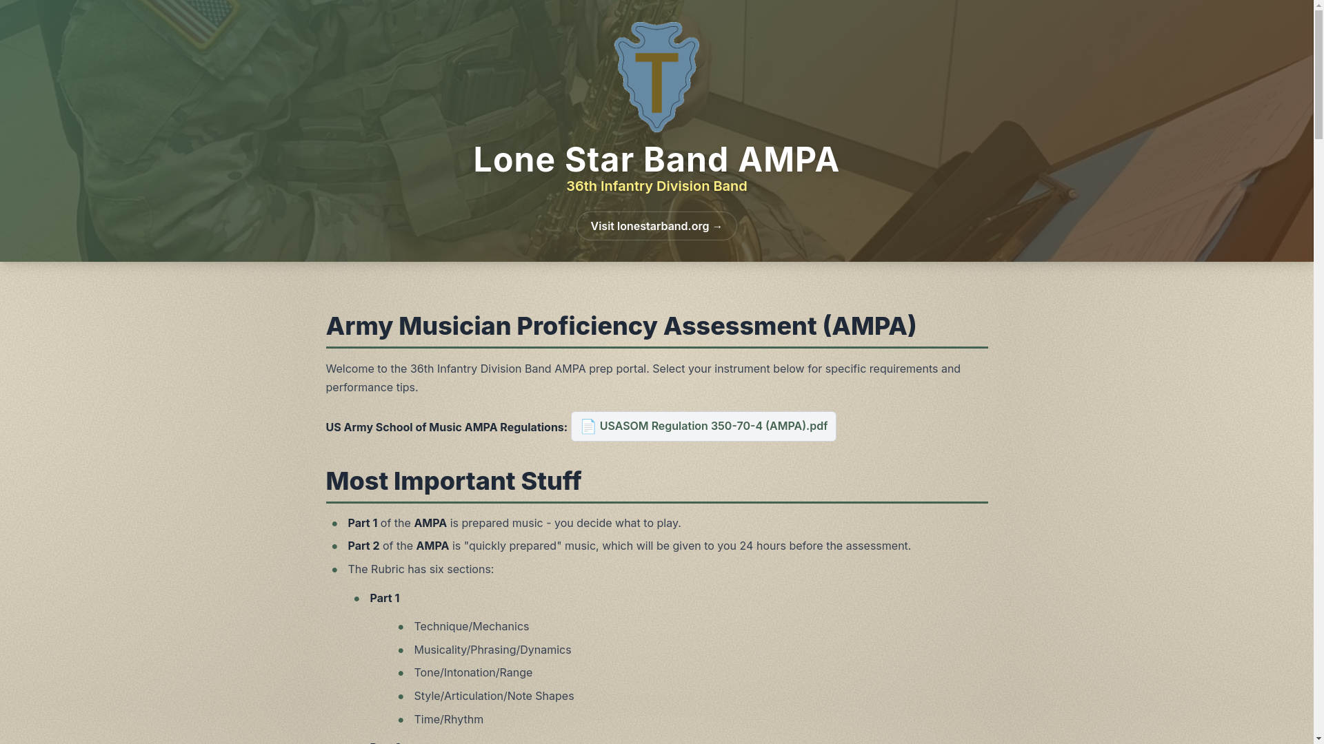 website screenshot of https://lonestarampa-com.pages.dev/