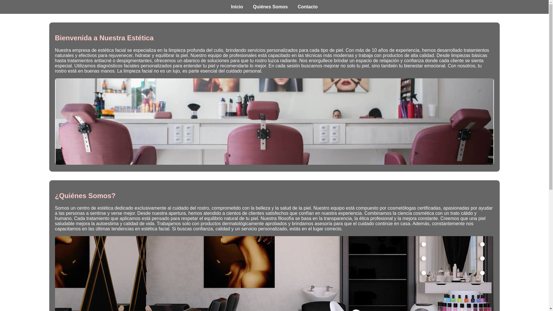 website screenshot of https://esteticas.shop/