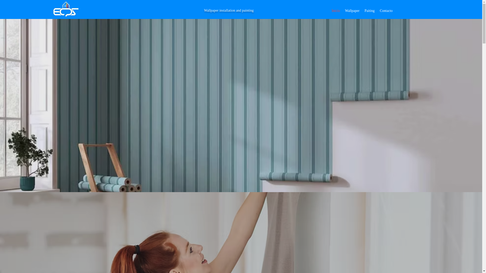 website screenshot of https://eqswallpaperandpainting.com/