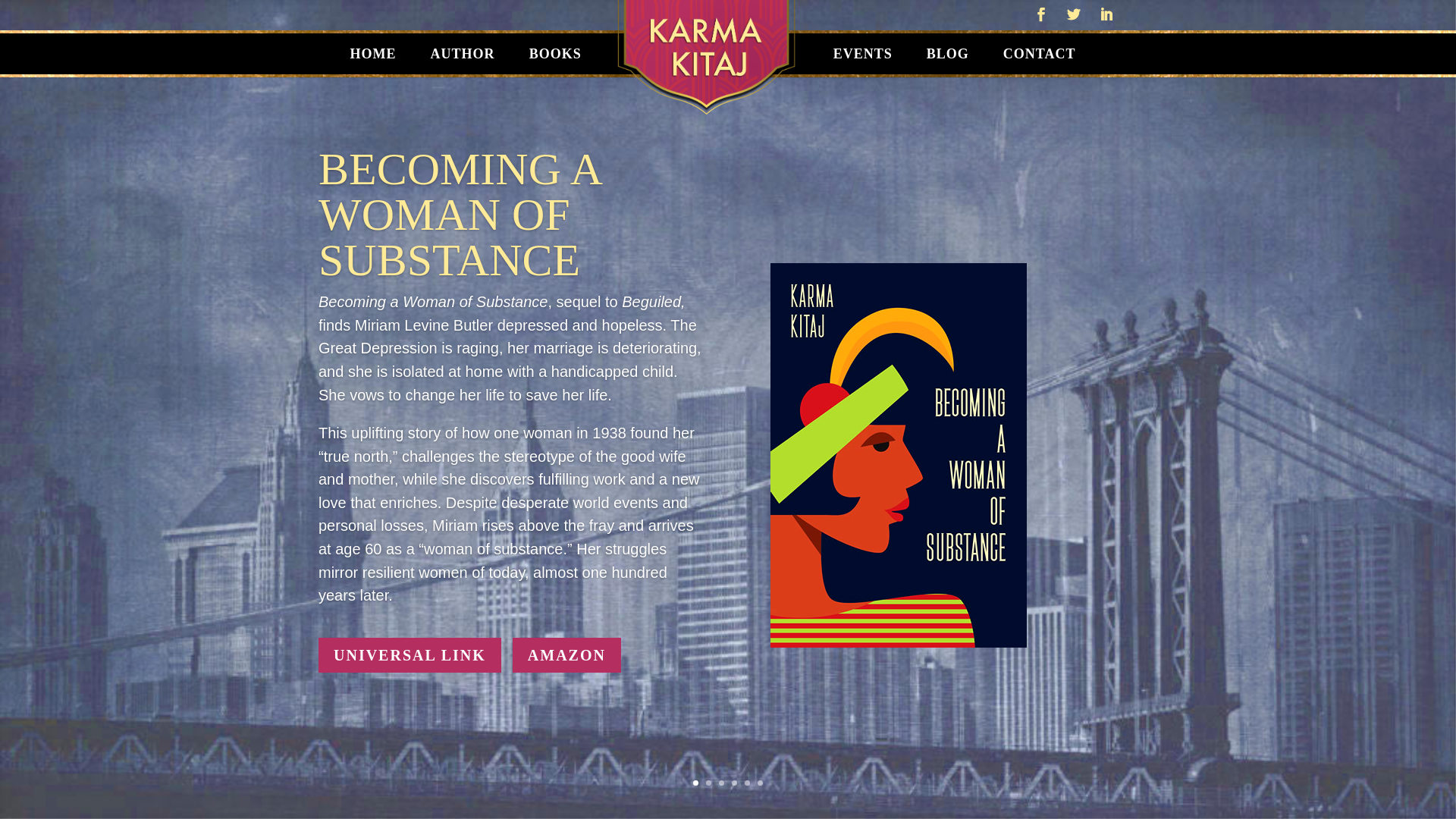 website screenshot of https://karmakitaj.ai/