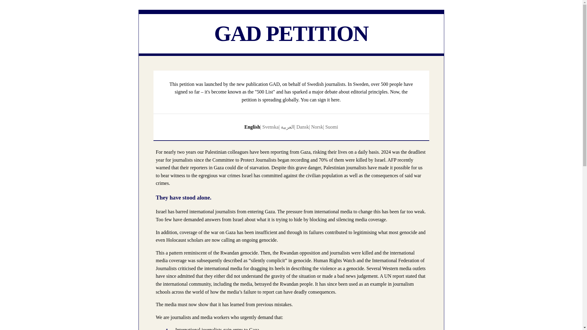 website screenshot of https://gad-news.pages.dev/