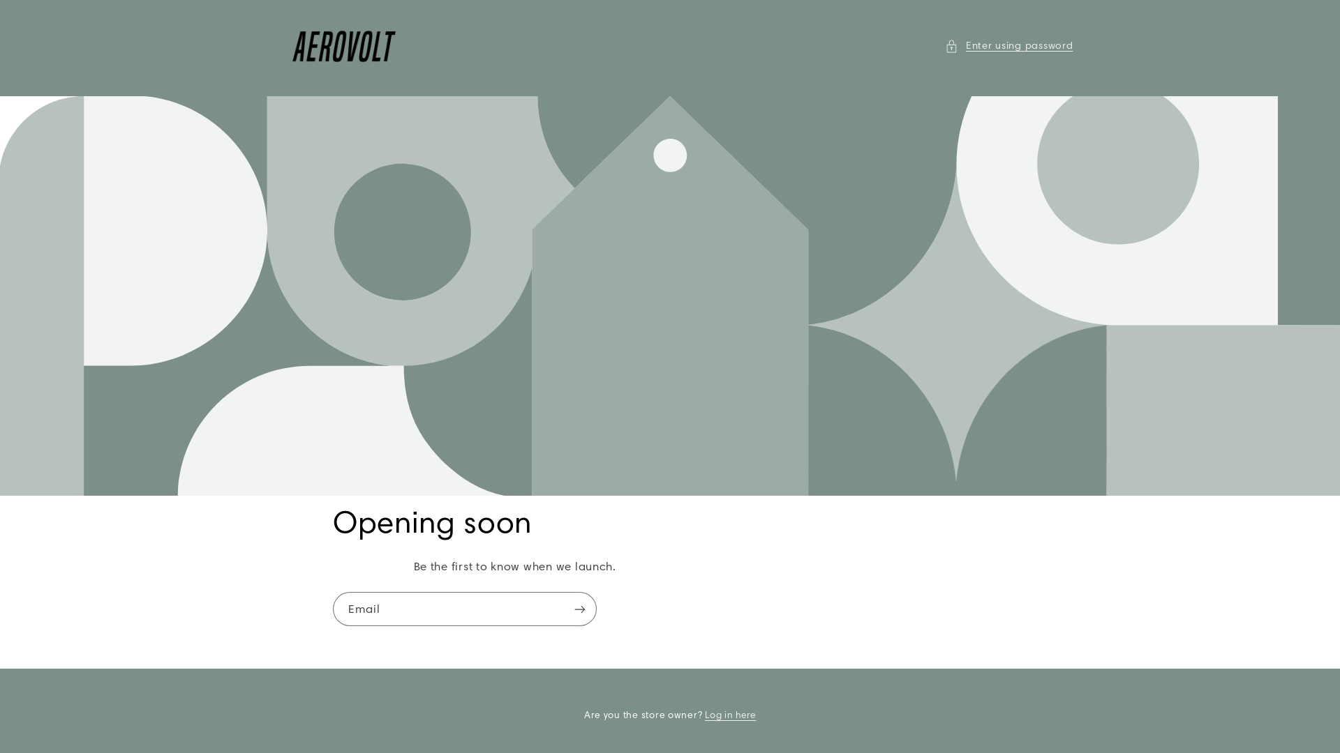 website screenshot of https://shopaetherlabs.com/