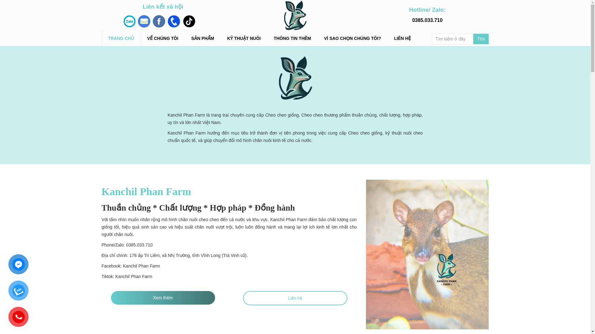 website screenshot of https://kanchilphanfarm.com/