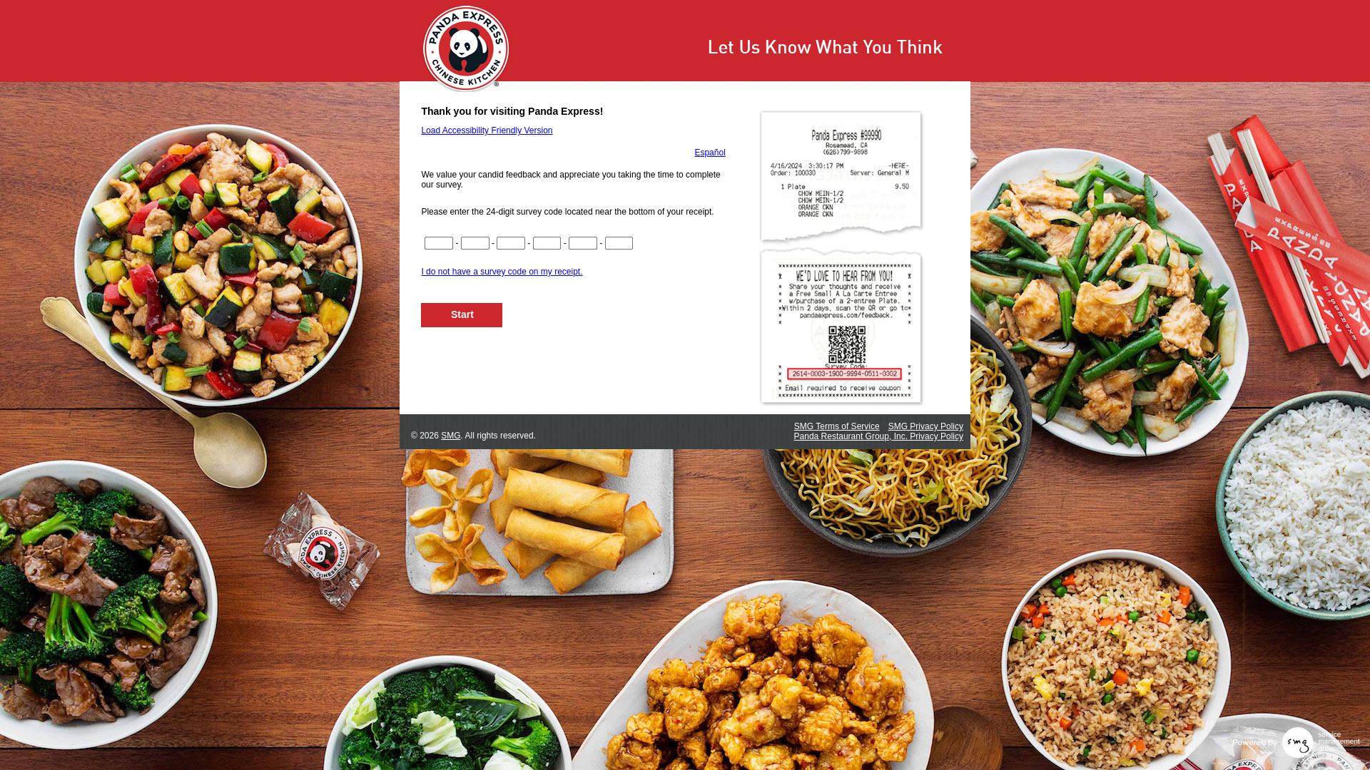 website screenshot of https://pandaguestexperience.com/