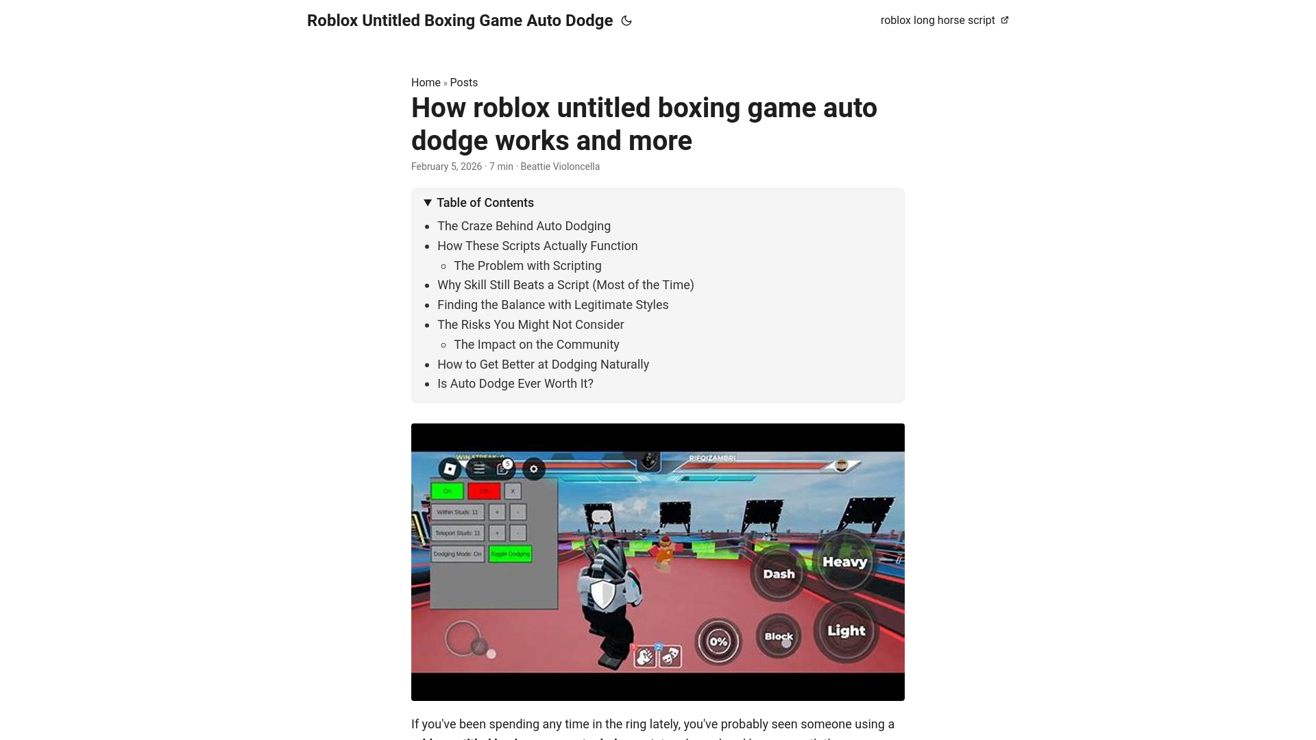 website screenshot of https://roblox-untitled-boxing-game-auto-dodge.pages.dev/