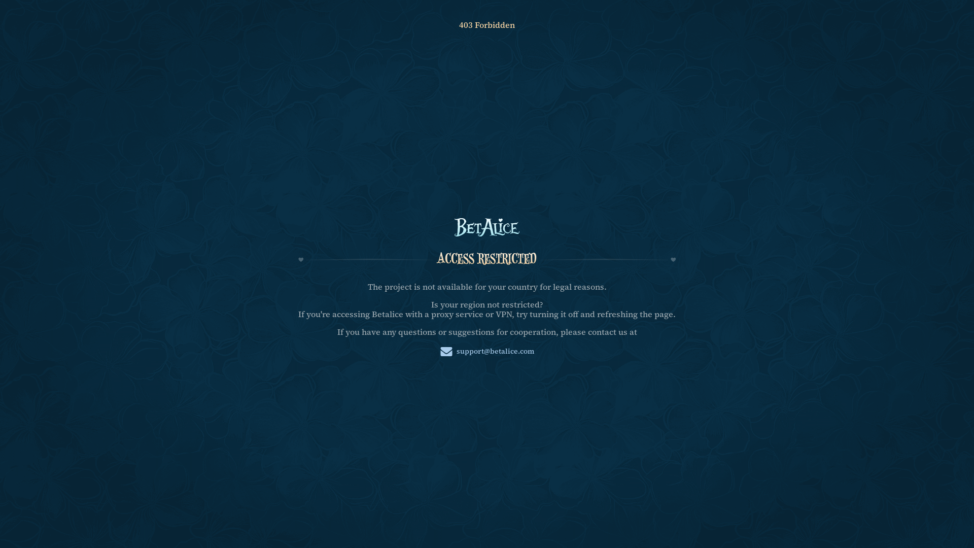 website screenshot of https://betalice-1136.com/