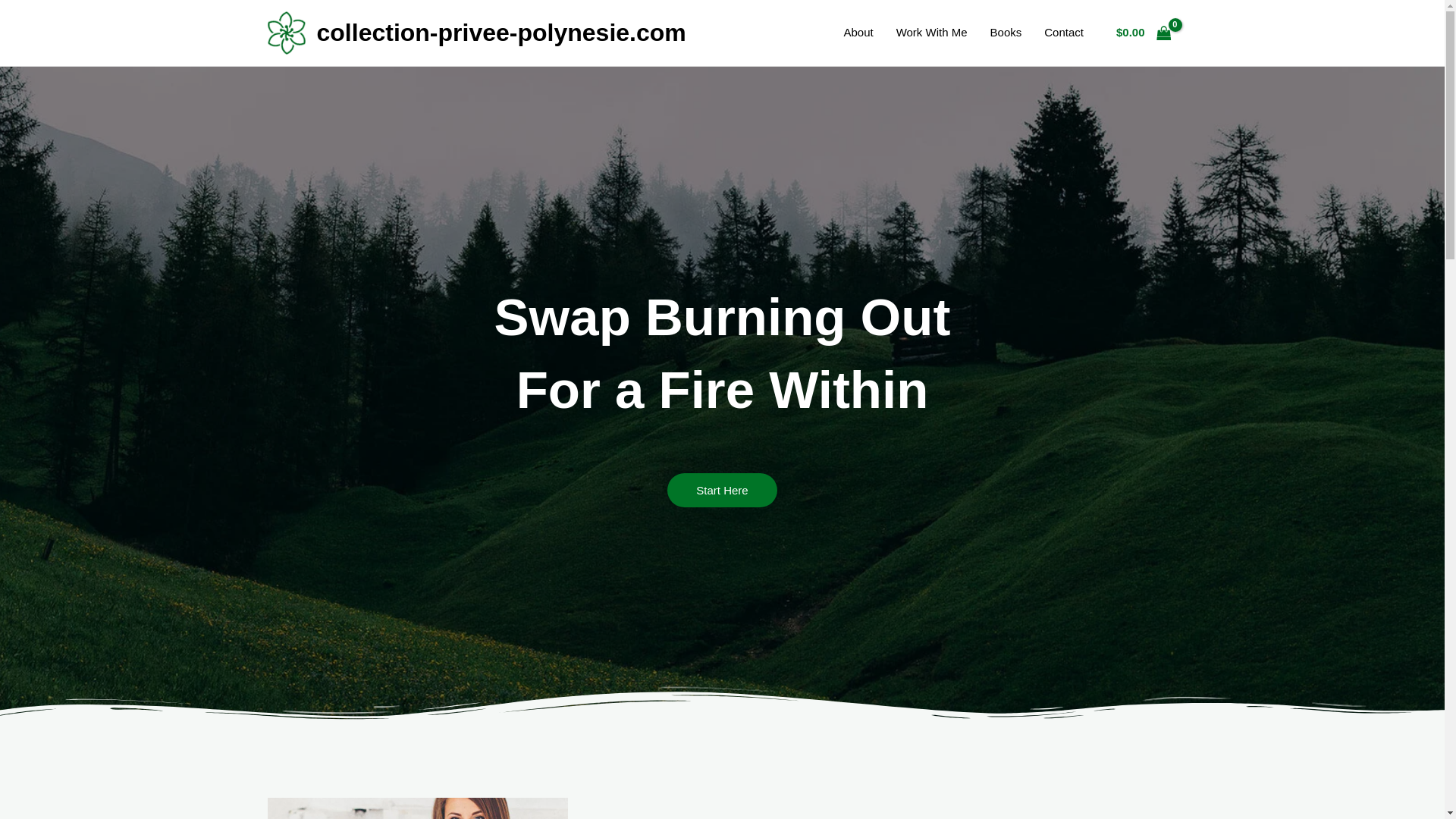 website screenshot of https://collection-privee-polynesie.com/