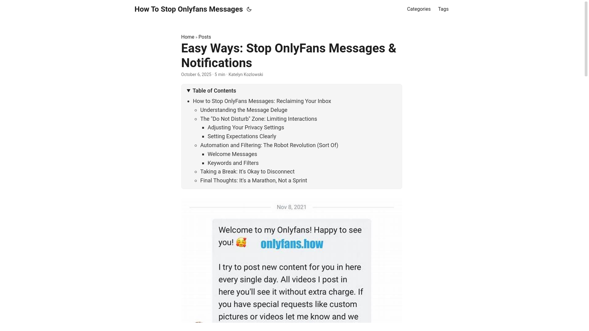 website screenshot of https://how-to-stop-onlyfans-messages.pages.dev/