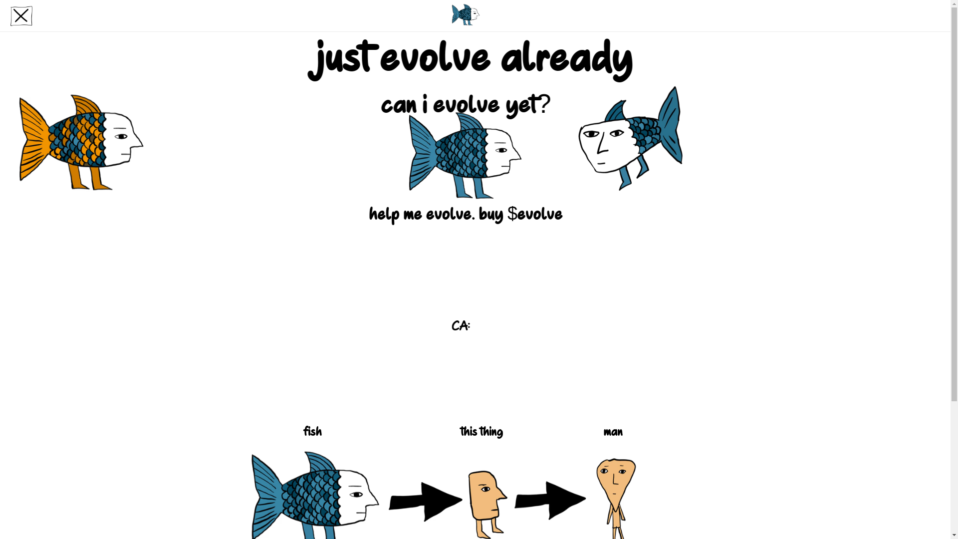 website screenshot of https://evolveonbonk.xyz/