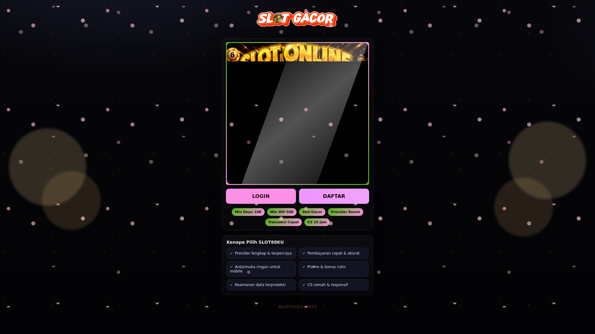 website screenshot of https://slot88ku-bpozenko.pages.dev/