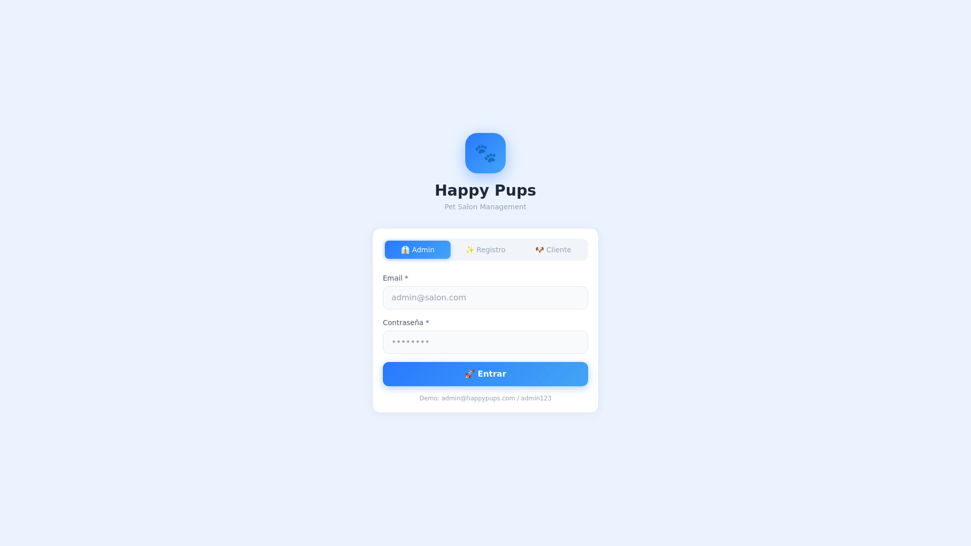 website screenshot of https://happypups.pages.dev/