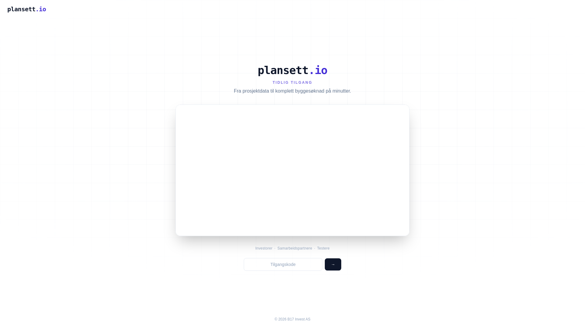 website screenshot of https://plansett.io/