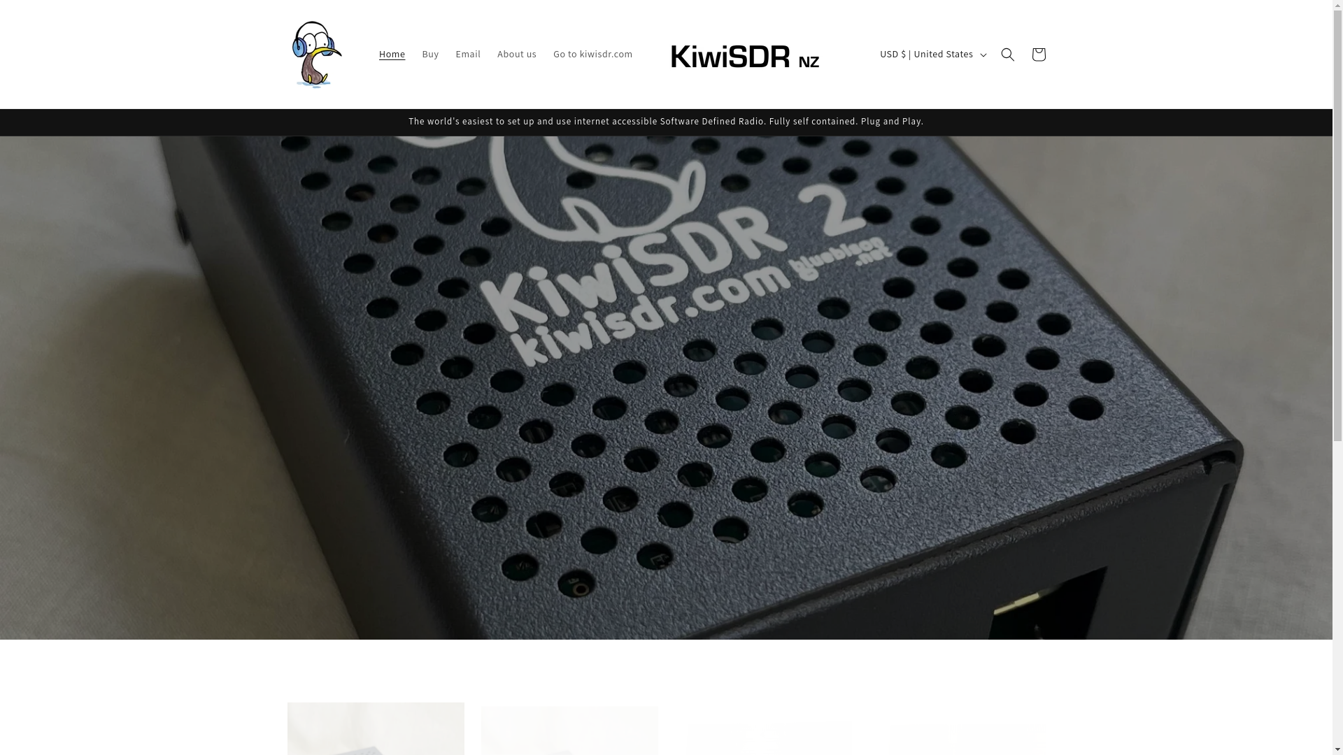website screenshot of https://kiwisdr.nz/